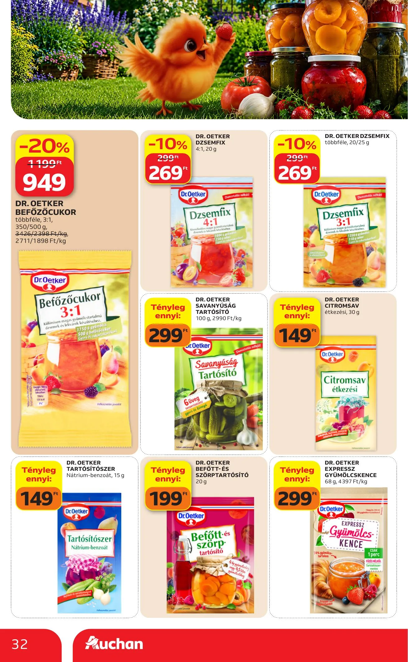 Auchan akciós újság Heti Hipermarket 06.25–07.01 – 32. oldal