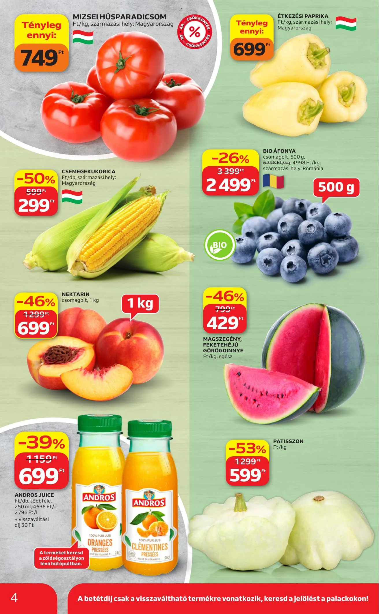 Auchan akciós újság Heti Hipermarket 06.25–07.01 – 4. oldal