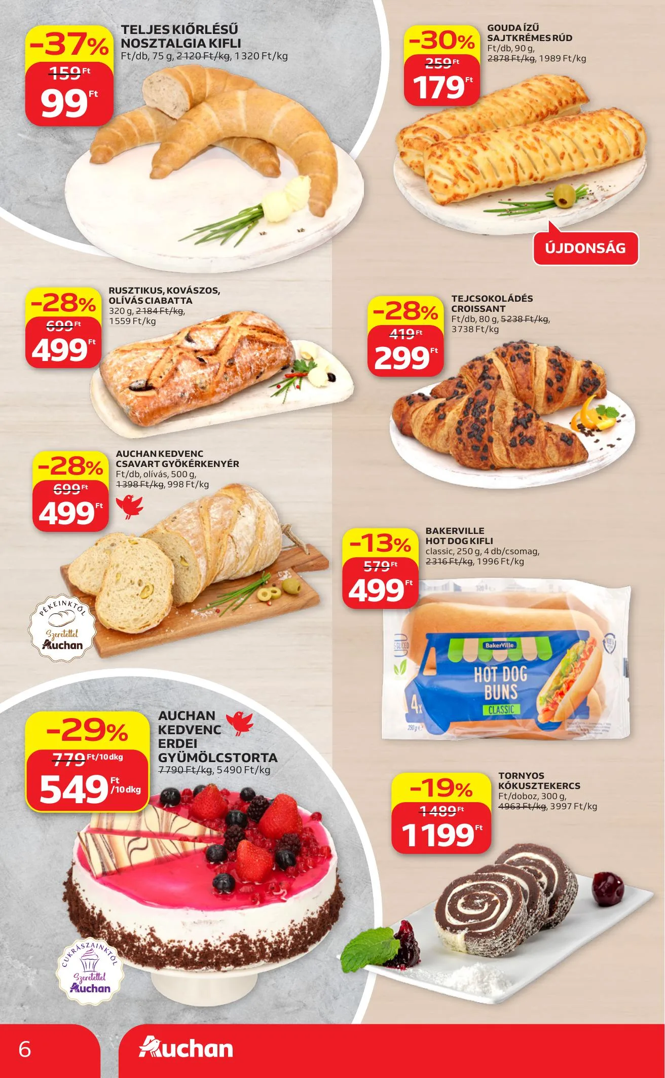 Auchan akciós újság Heti Hipermarket 06.25–07.01 – 6. oldal