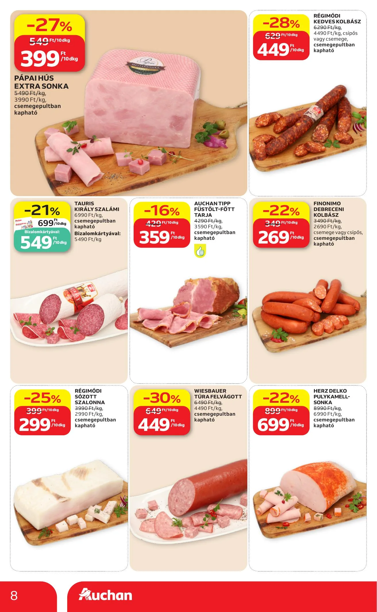 Auchan akciós újság Heti Hipermarket 06.25–07.01 – 8. oldal