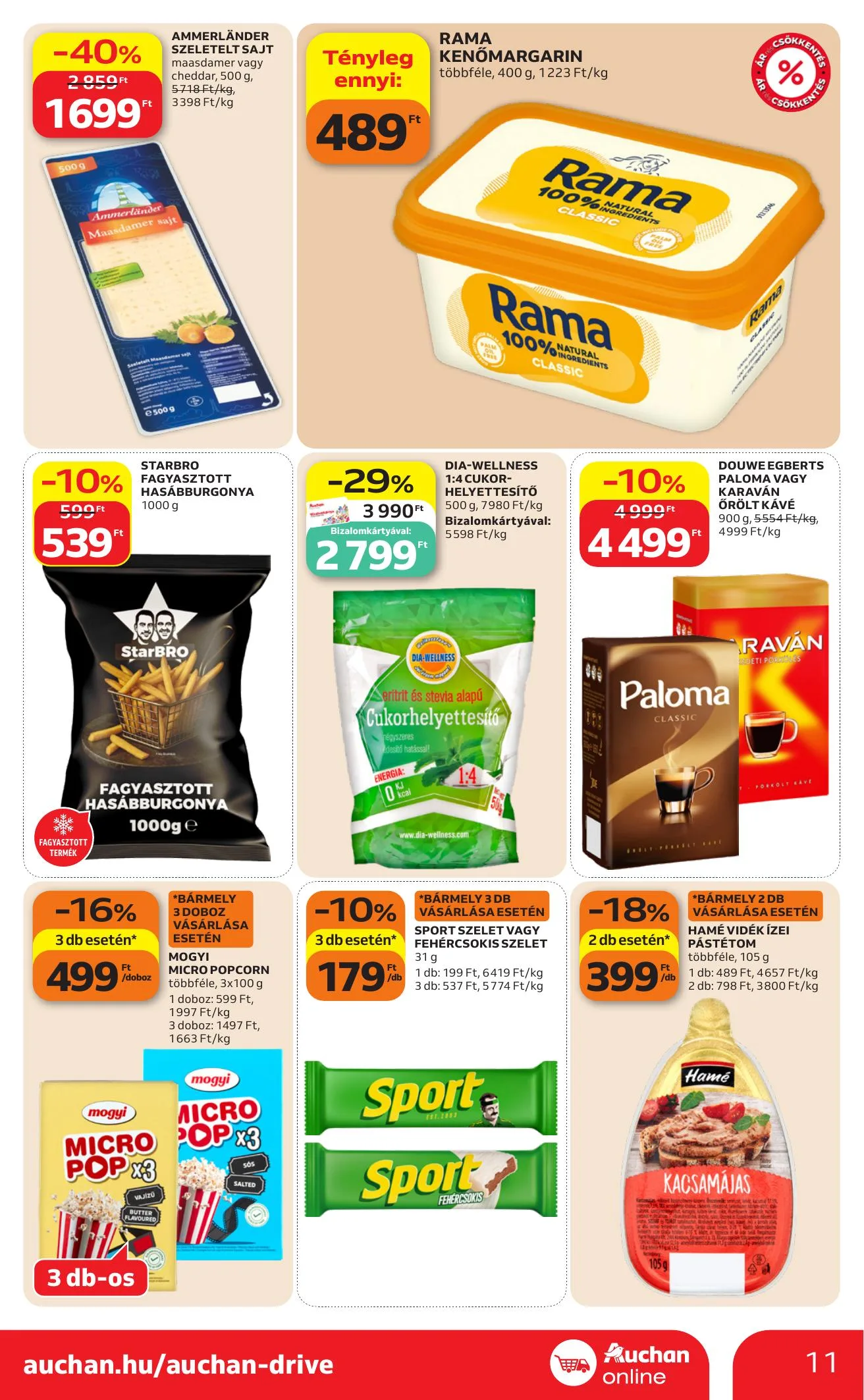 Auchan akciós újság Heti Szupermarket ajánlataink 10.01–10.07 – 11. oldal