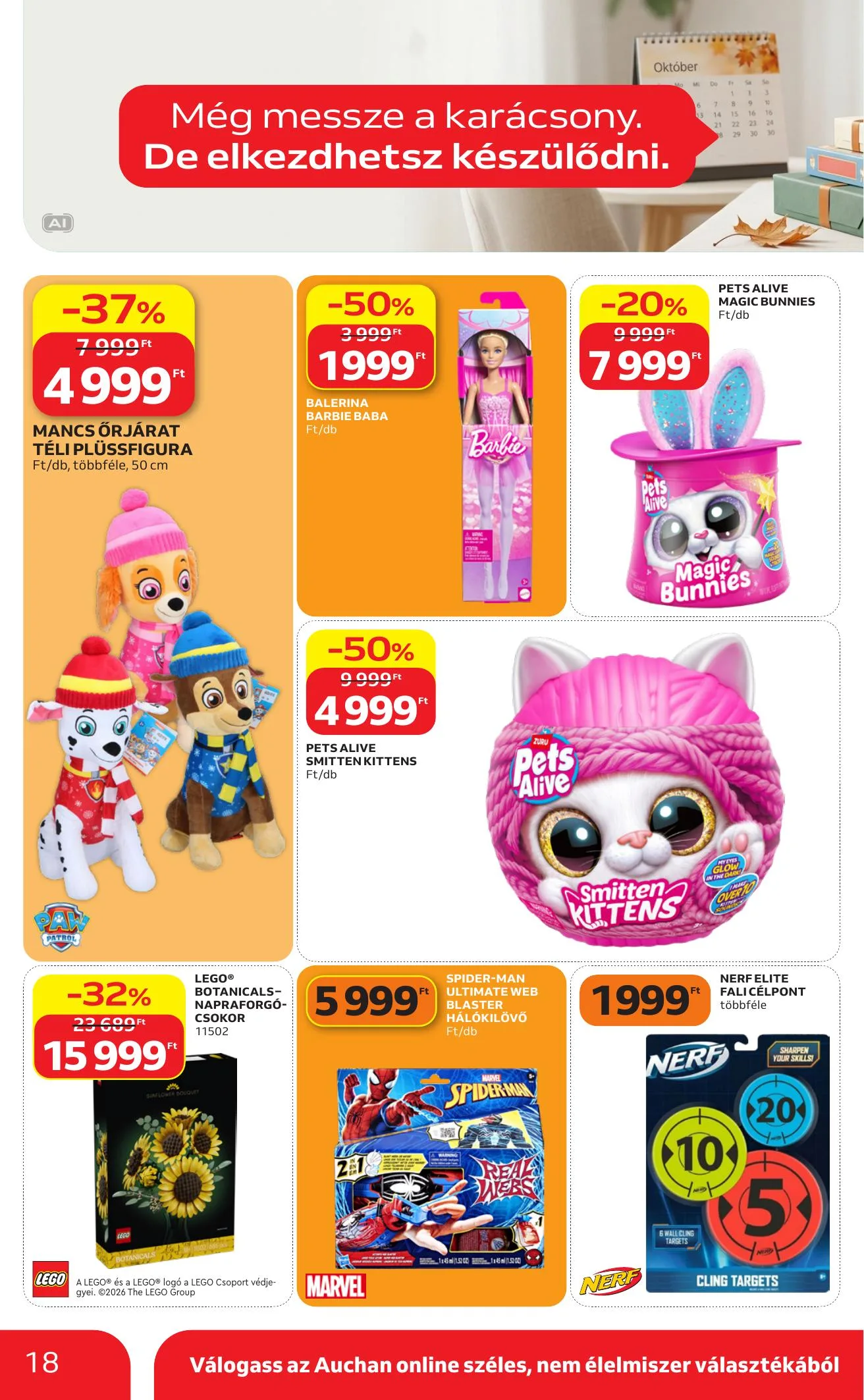 Auchan akciós újság Heti Szupermarket ajánlataink 10.01–10.07 – 18. oldal