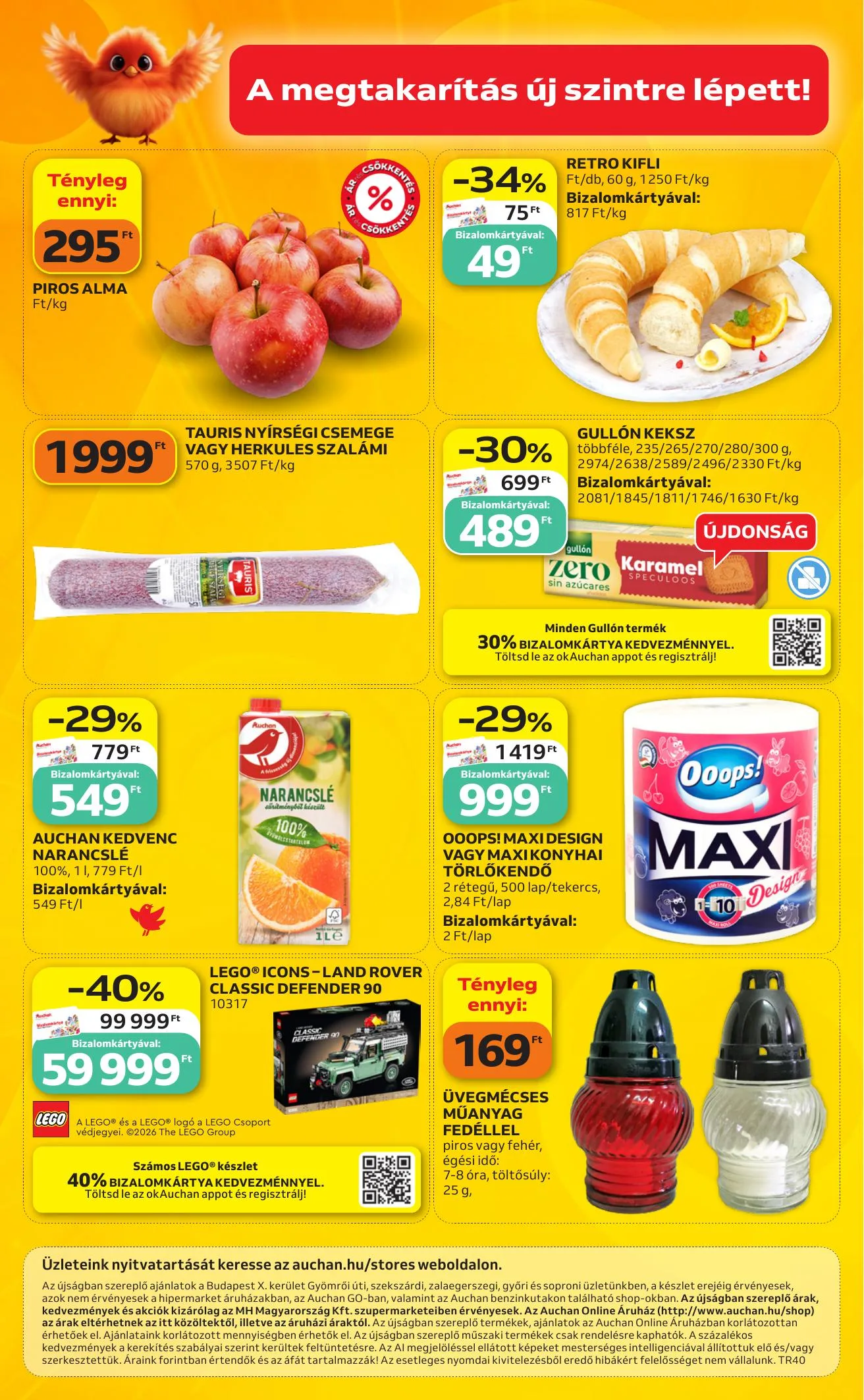 Auchan akciós újság Heti Szupermarket ajánlataink 10.01–10.07 – 20. oldal