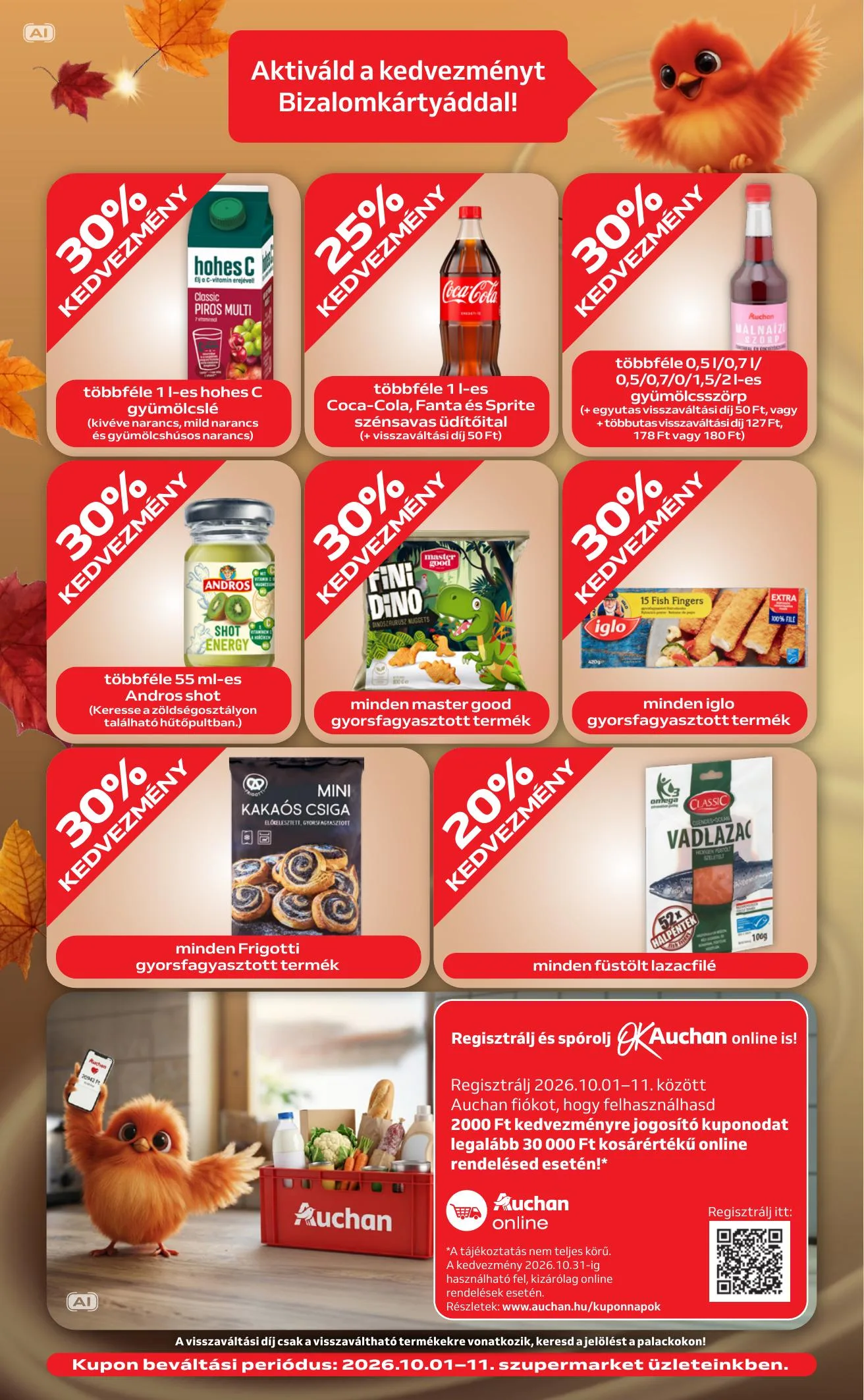 Auchan akciós újság Heti Szupermarket ajánlataink 10.01–10.07 – 6. oldal