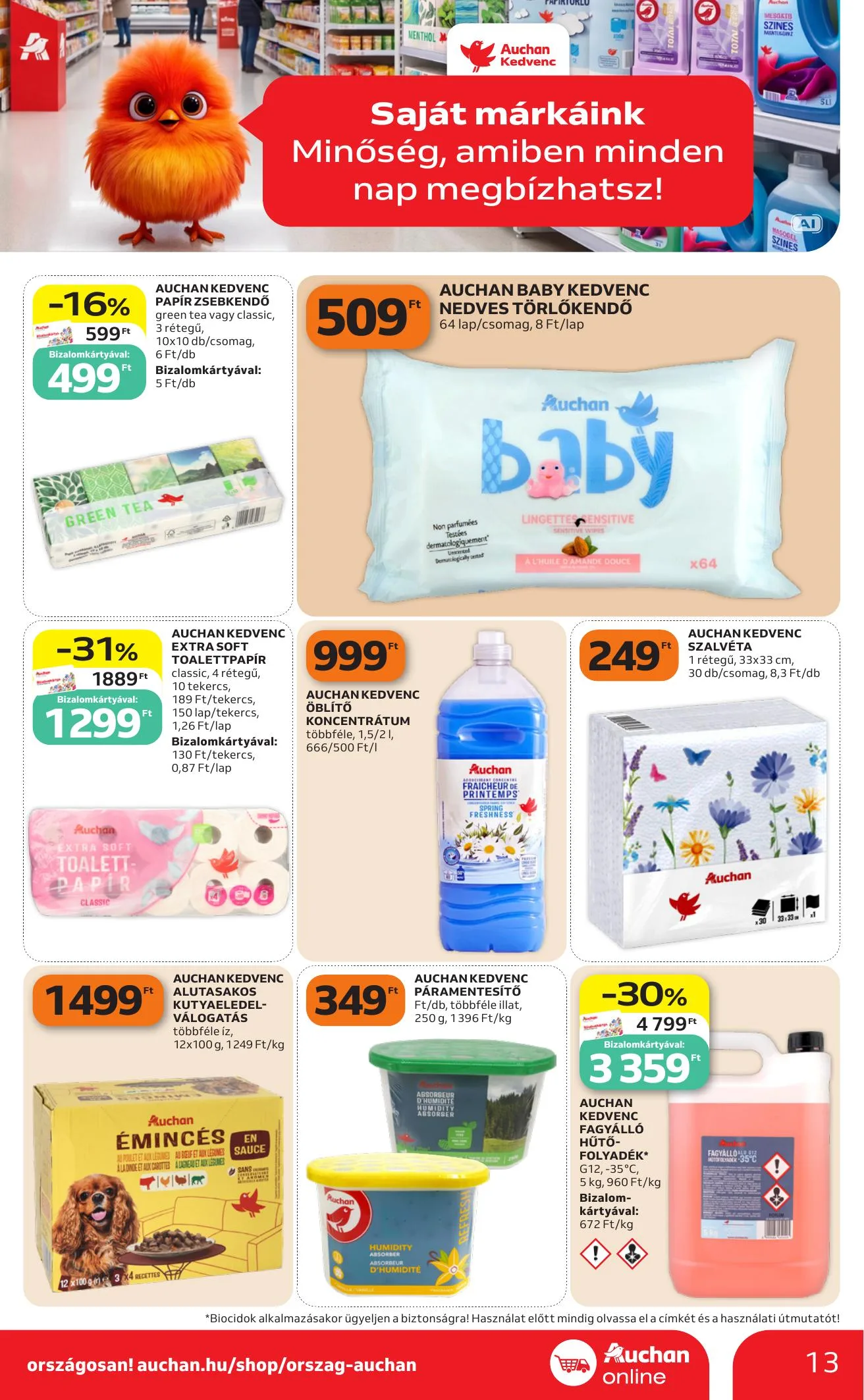 Auchan akciós újság Heti Szupermarket ajánlataink 10.15–10.21 – 13. oldal
