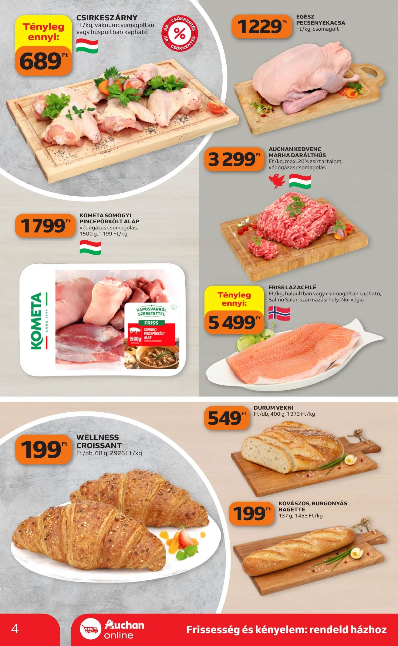 Auchan akciós újság Heti Szupermarket ajánlataink 10.15–10.21 – 4. oldal