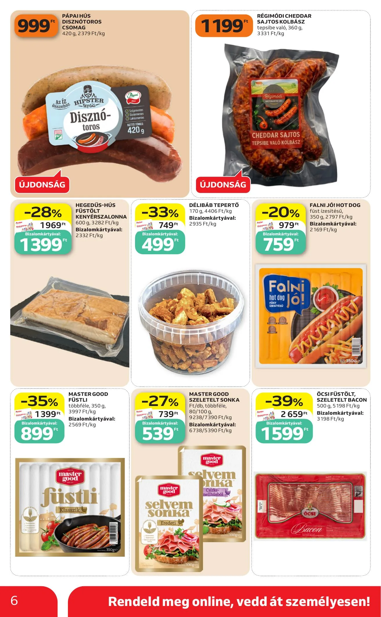 Auchan akciós újság Heti Szupermarket ajánlataink 10.15–10.21 – 6. oldal