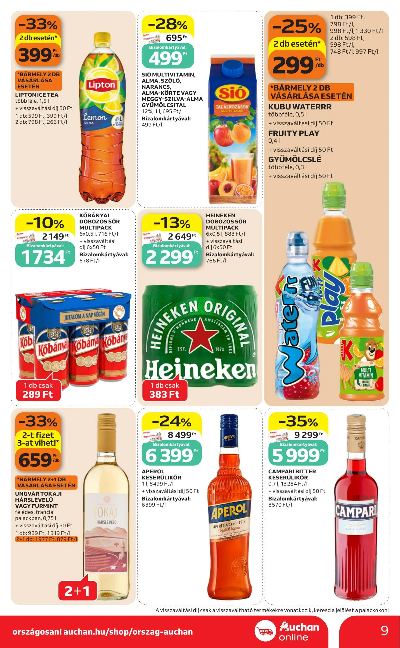 Auchan akciós újság Heti Szupermarket ajánlataink 10.15–10.21 – 9. oldal