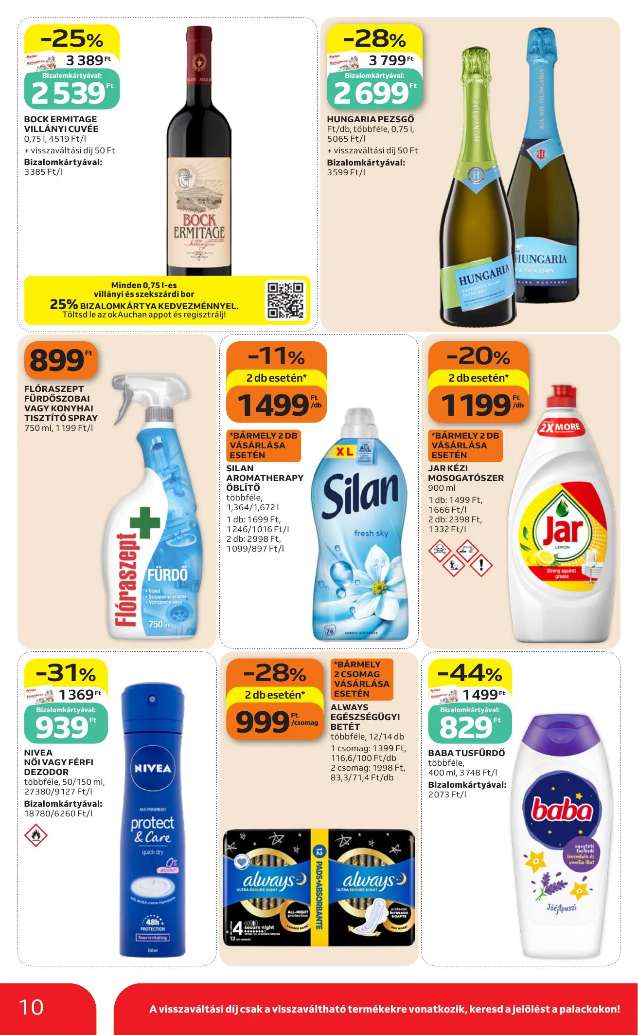 Auchan akciós újság Heti Szupermarket ajánlataink 10.22–10.28 – 10. oldal