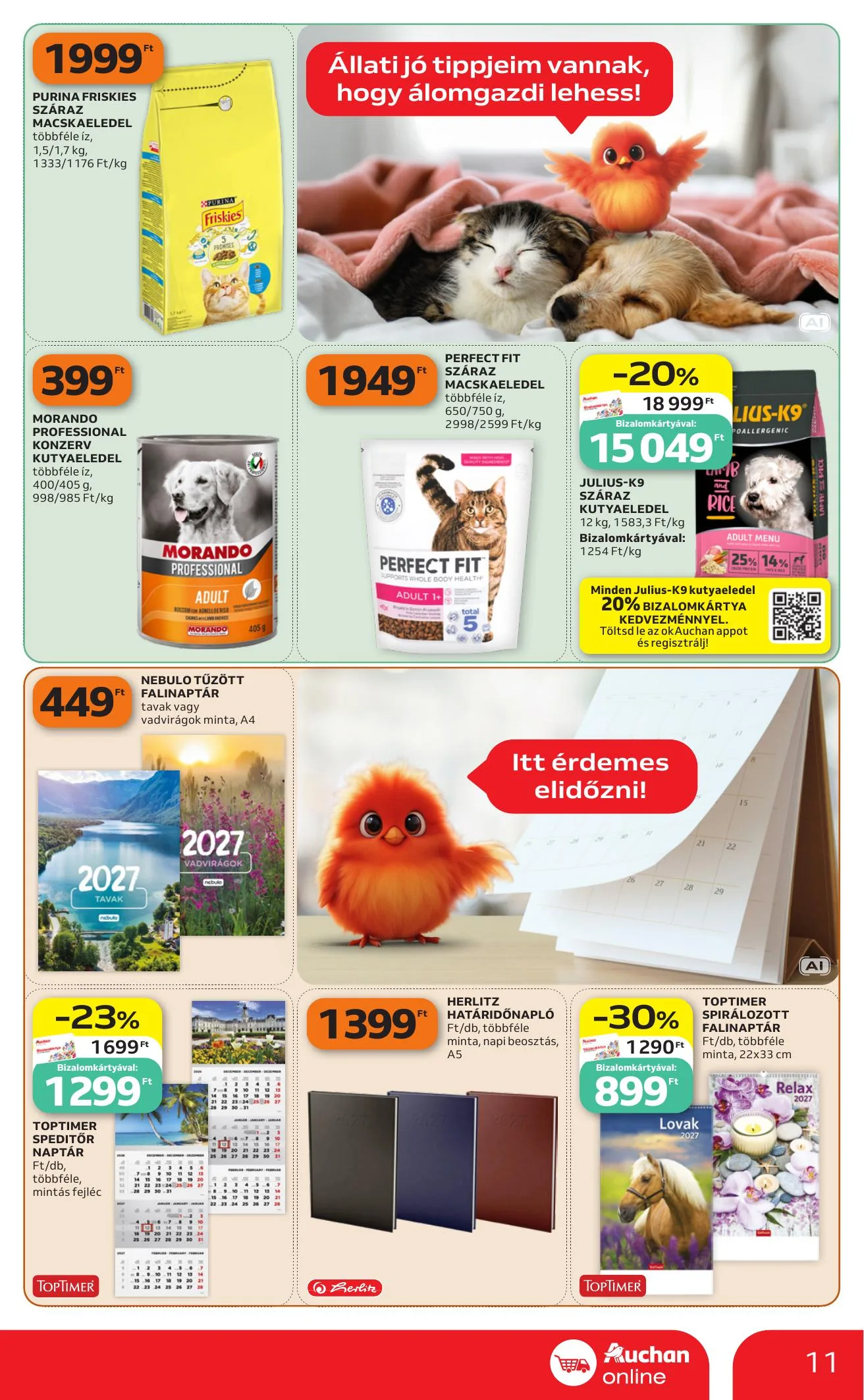 Auchan akciós újság Heti Szupermarket ajánlataink 10.22–10.28 – 11. oldal