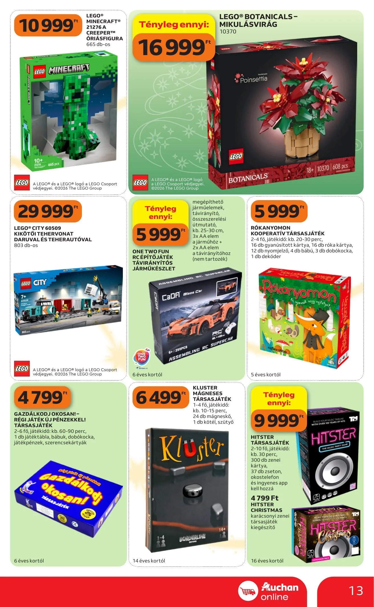 Auchan akciós újság Heti Szupermarket ajánlataink 10.22–10.28 – 13. oldal
