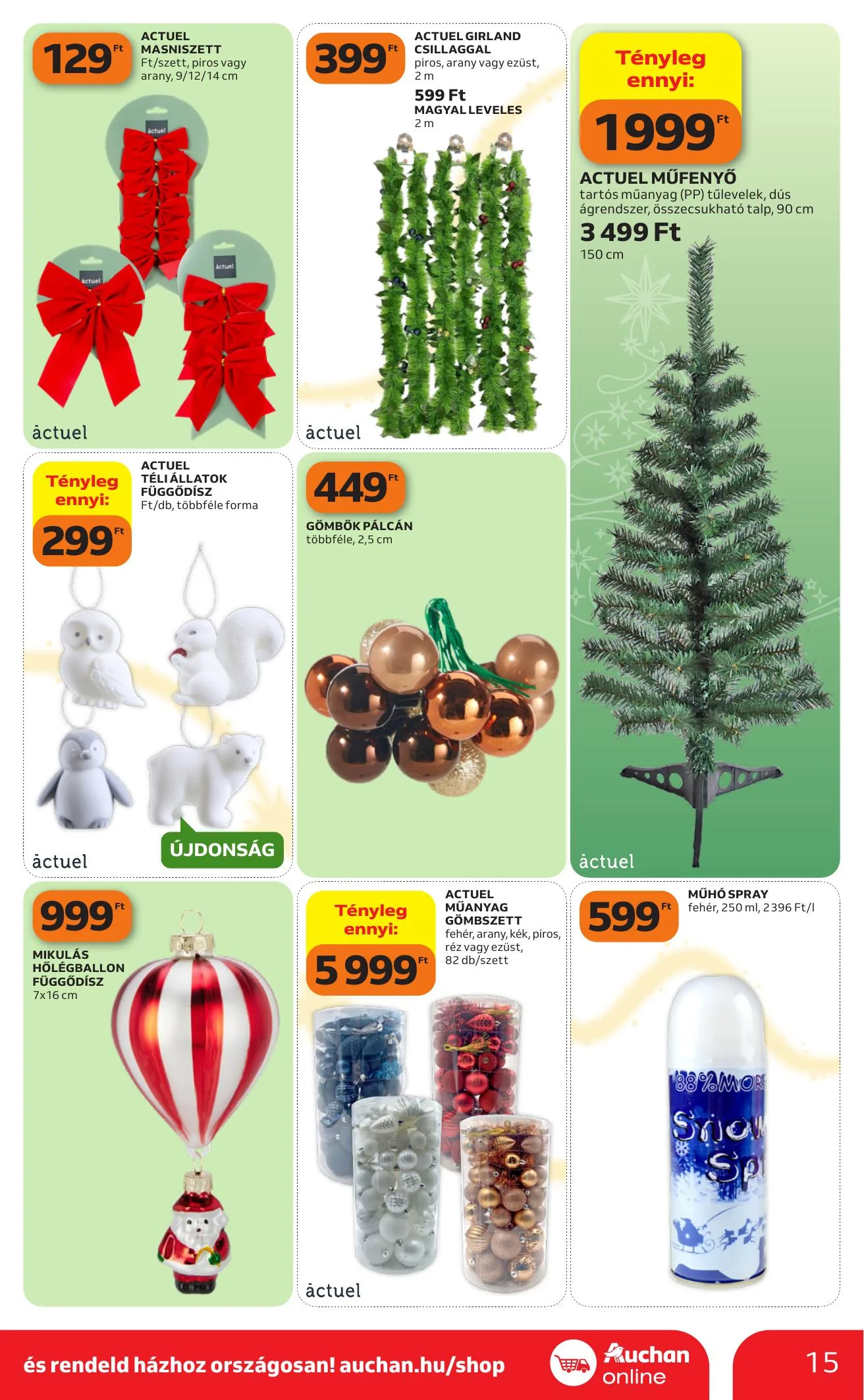 Auchan akciós újság Heti Szupermarket ajánlataink 10.22–10.28 – 15. oldal