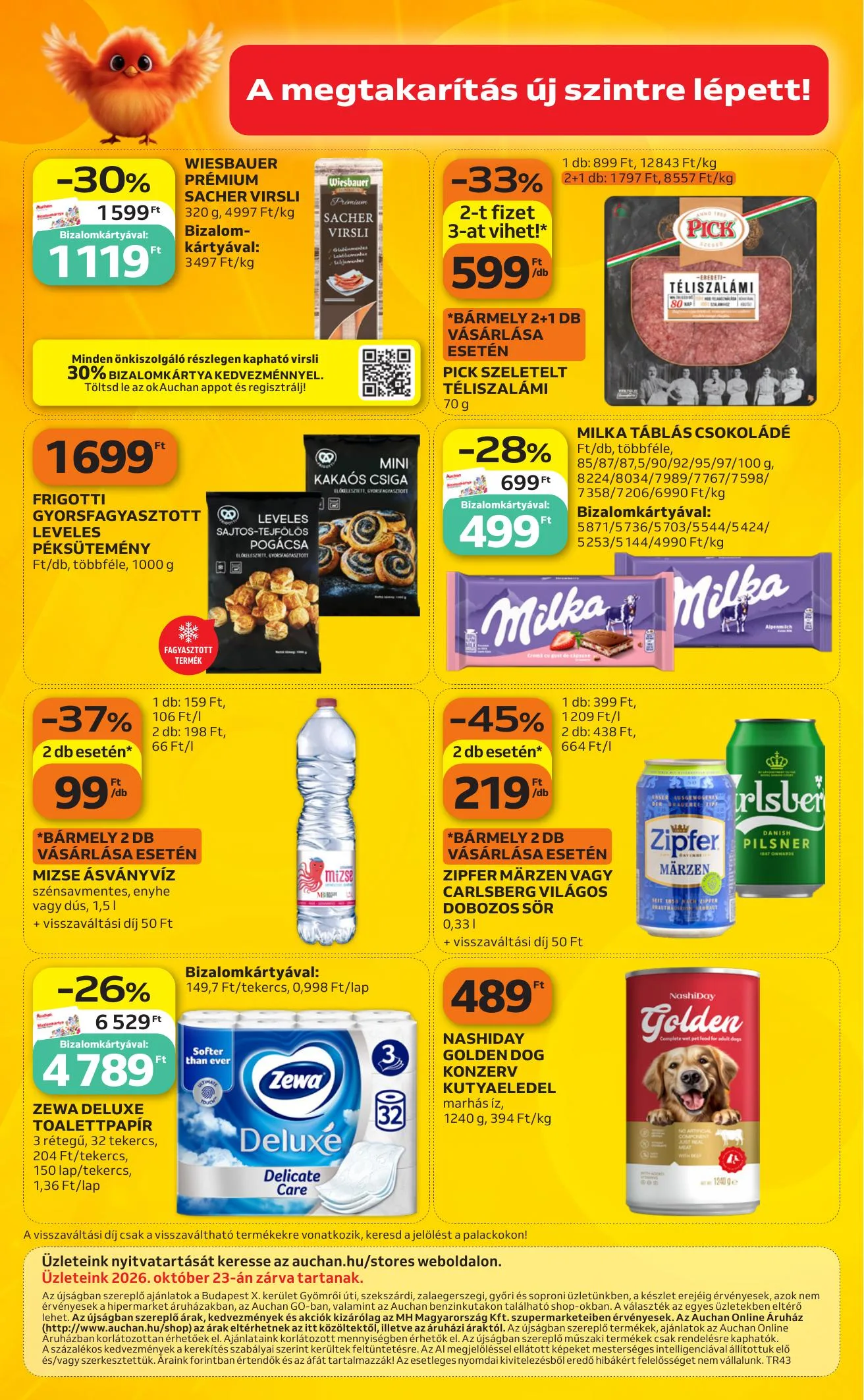 Auchan akciós újság Heti Szupermarket ajánlataink 10.22–10.28 – 16. oldal