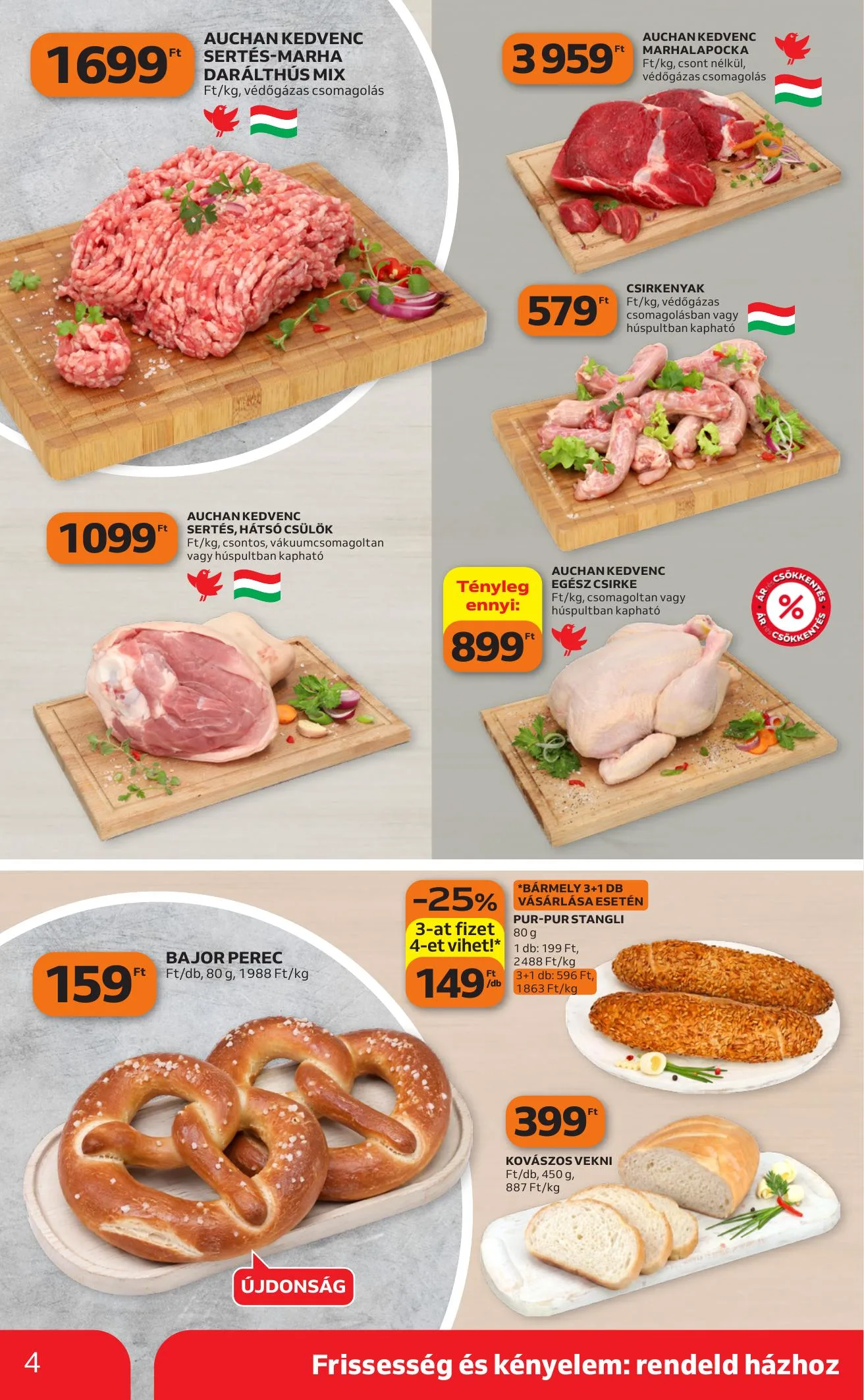 Auchan akciós újság Heti Szupermarket ajánlataink 10.22–10.28 – 4. oldal