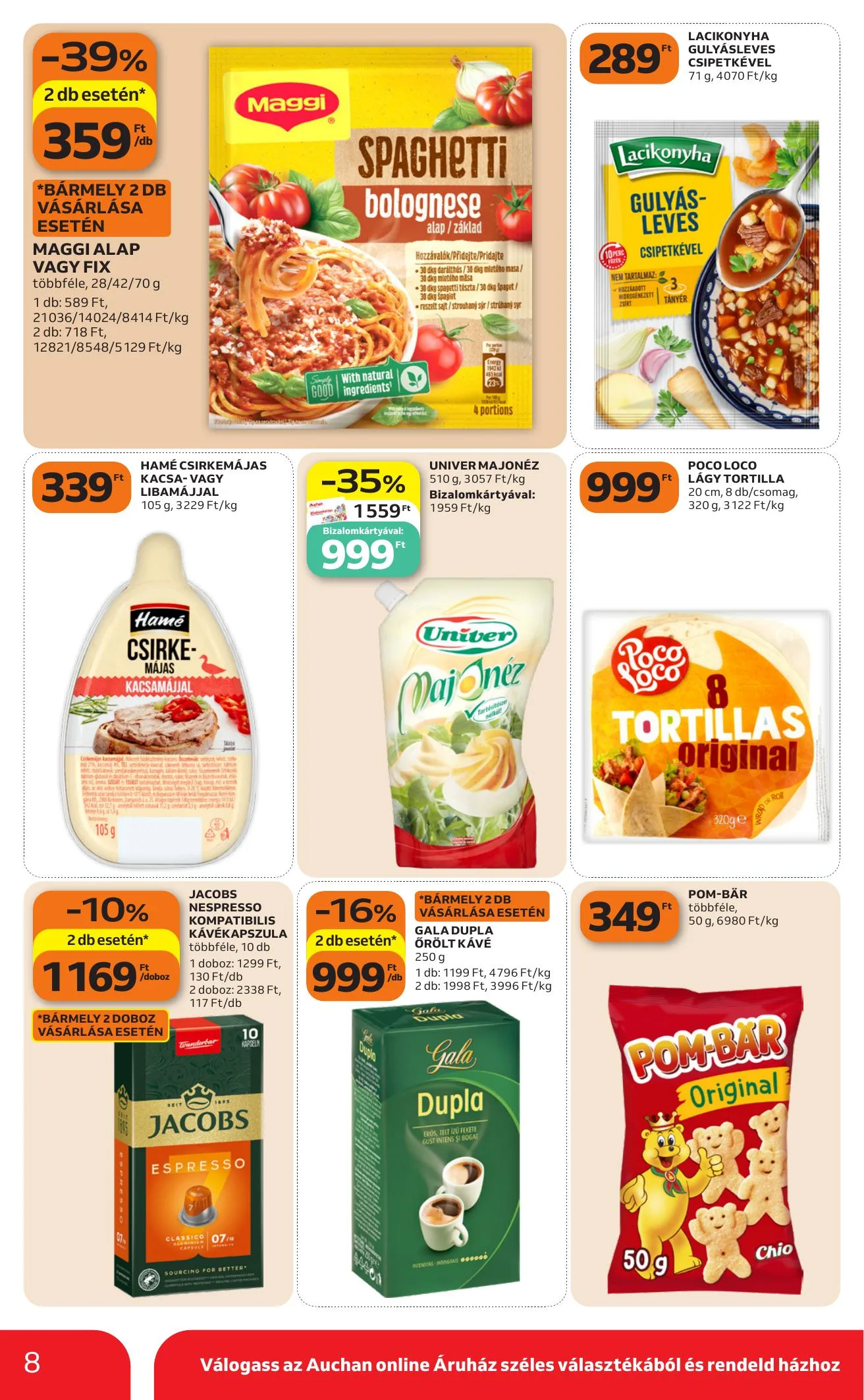 Auchan akciós újság Heti Szupermarket ajánlataink 10.22–10.28 – 8. oldal