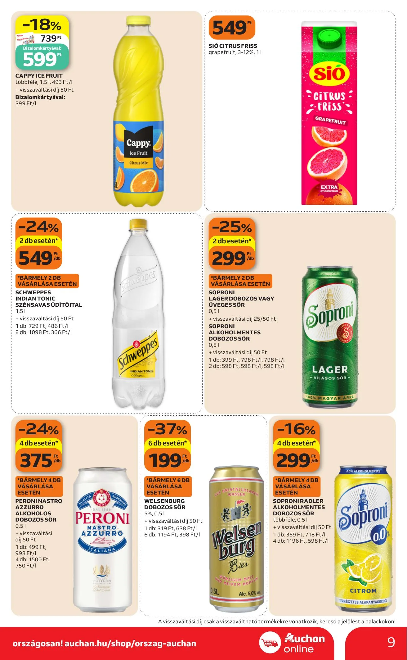 Auchan akciós újság Heti Szupermarket ajánlataink 10.22–10.28 – 9. oldal