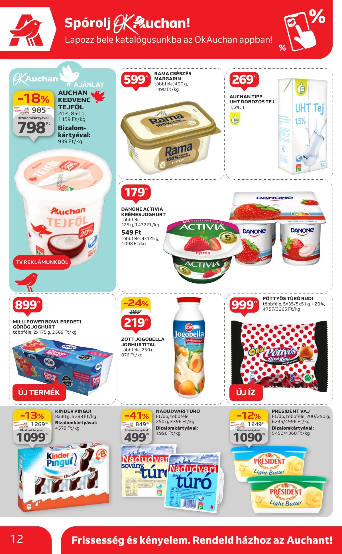 Auchan akciós újság Hipermarket 1 hetes 09.12–09.18 – 12. oldal
