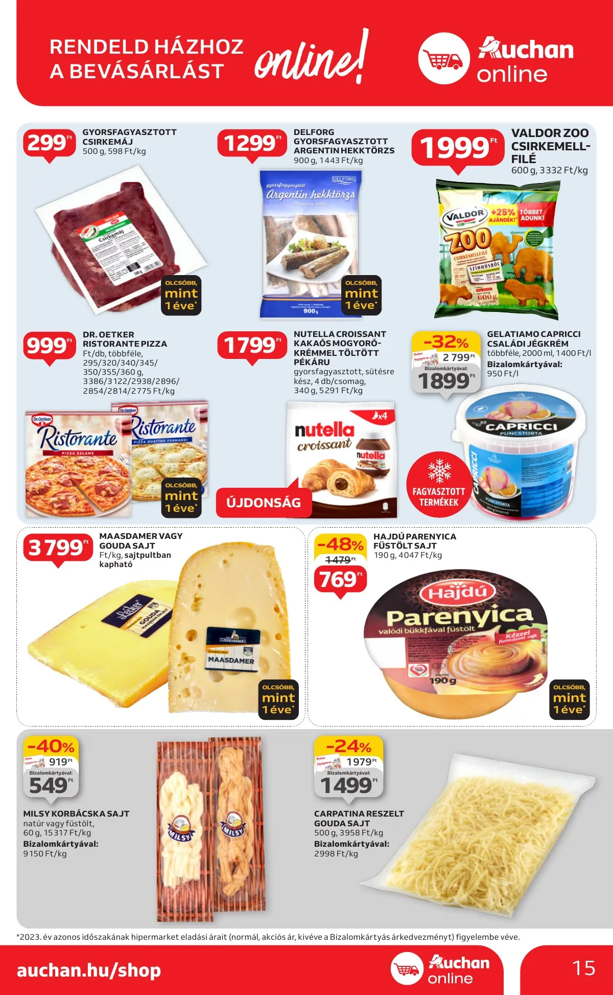Auchan akciós újság Hipermarket 1 hetes 09.12–09.18 – 15. oldal