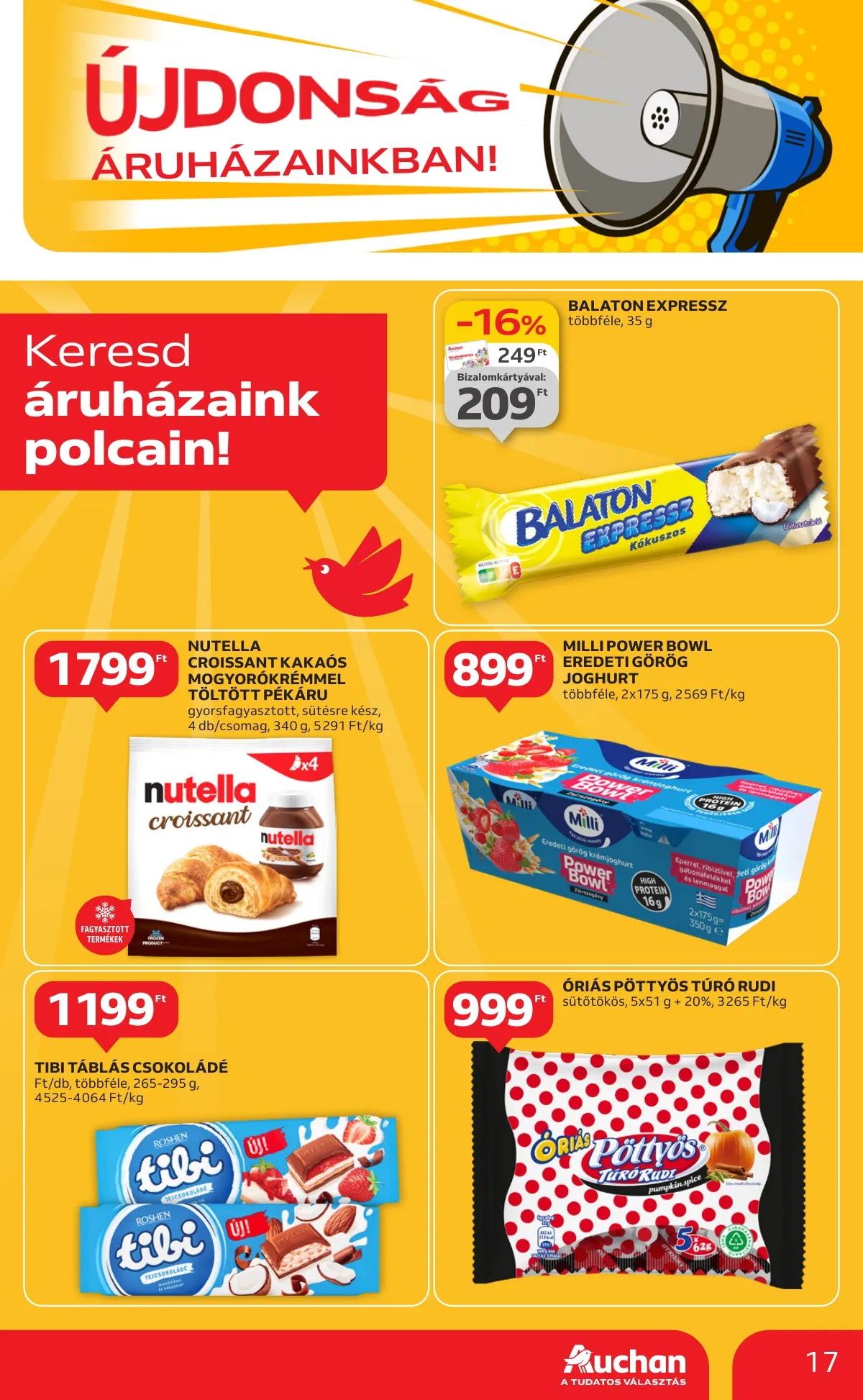 Auchan akciós újság Hipermarket 1 hetes 09.12–09.18 – 17. oldal