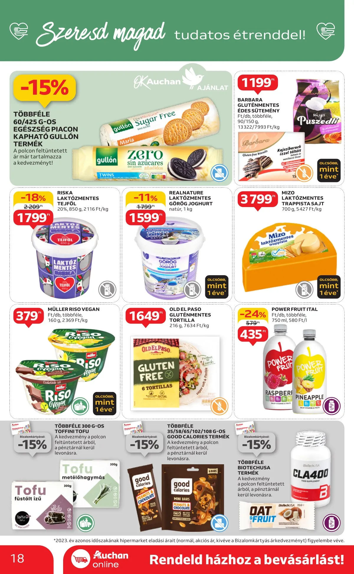 Auchan akciós újság Hipermarket 1 hetes 09.12–09.18 – 18. oldal