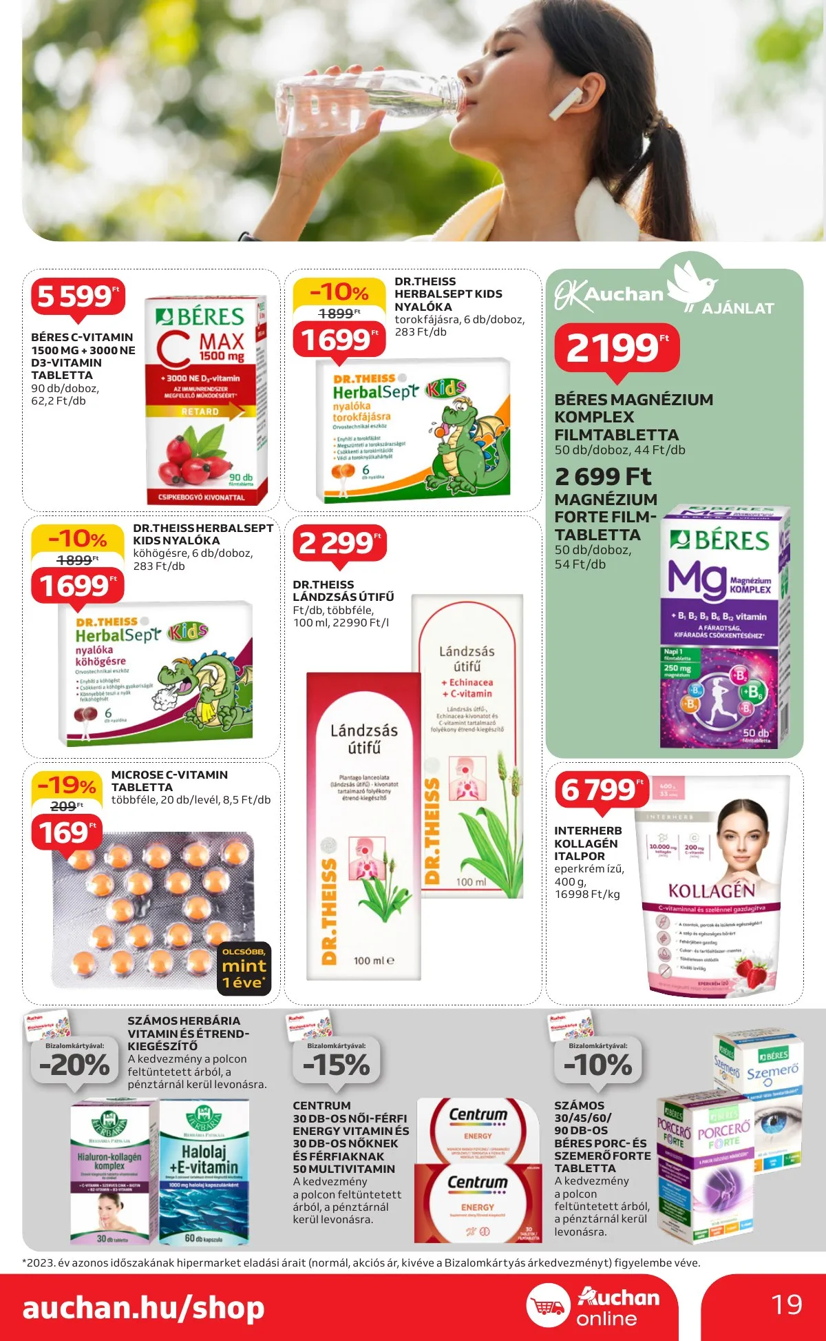 Auchan akciós újság Hipermarket 1 hetes 09.12–09.18 – 19. oldal
