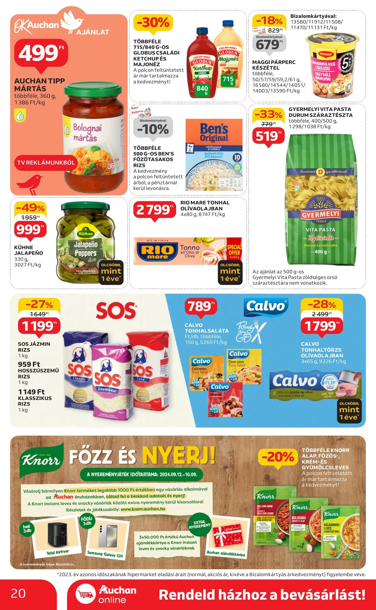 Auchan akciós újság Hipermarket 1 hetes 09.12–09.18 – 20. oldal