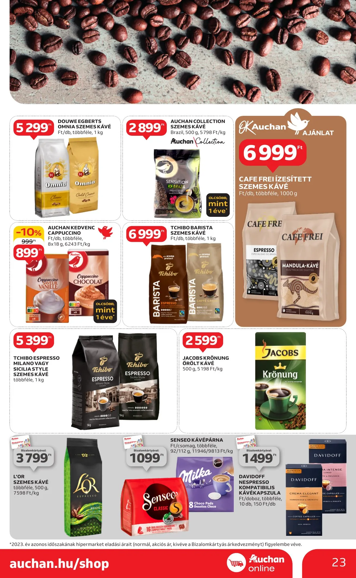 Auchan akciós újság Hipermarket 1 hetes 09.12–09.18 – 23. oldal