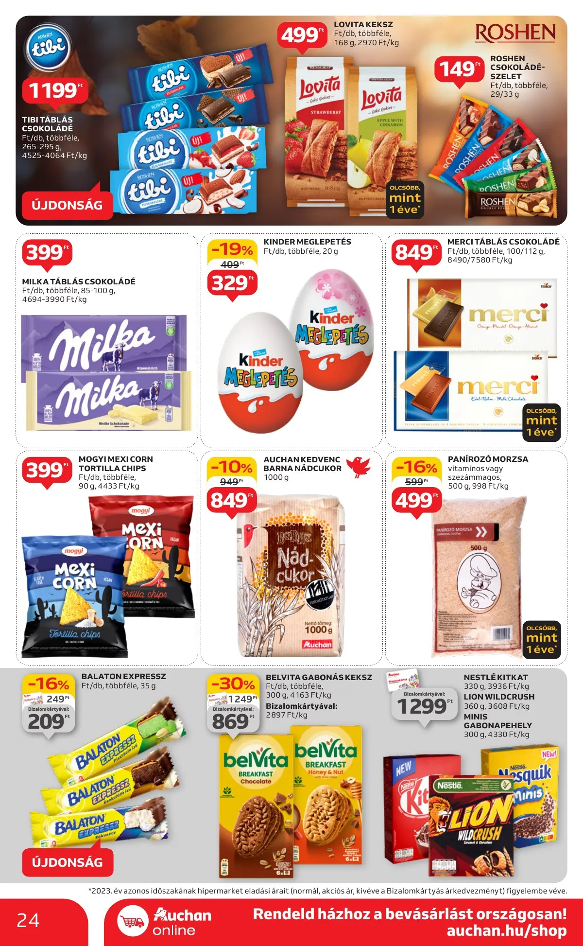 Auchan akciós újság Hipermarket 1 hetes 09.12–09.18 – 24. oldal