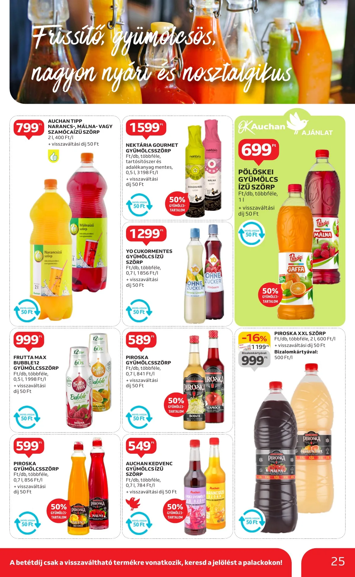Auchan akciós újság Hipermarket 1 hetes 09.12–09.18 – 25. oldal
