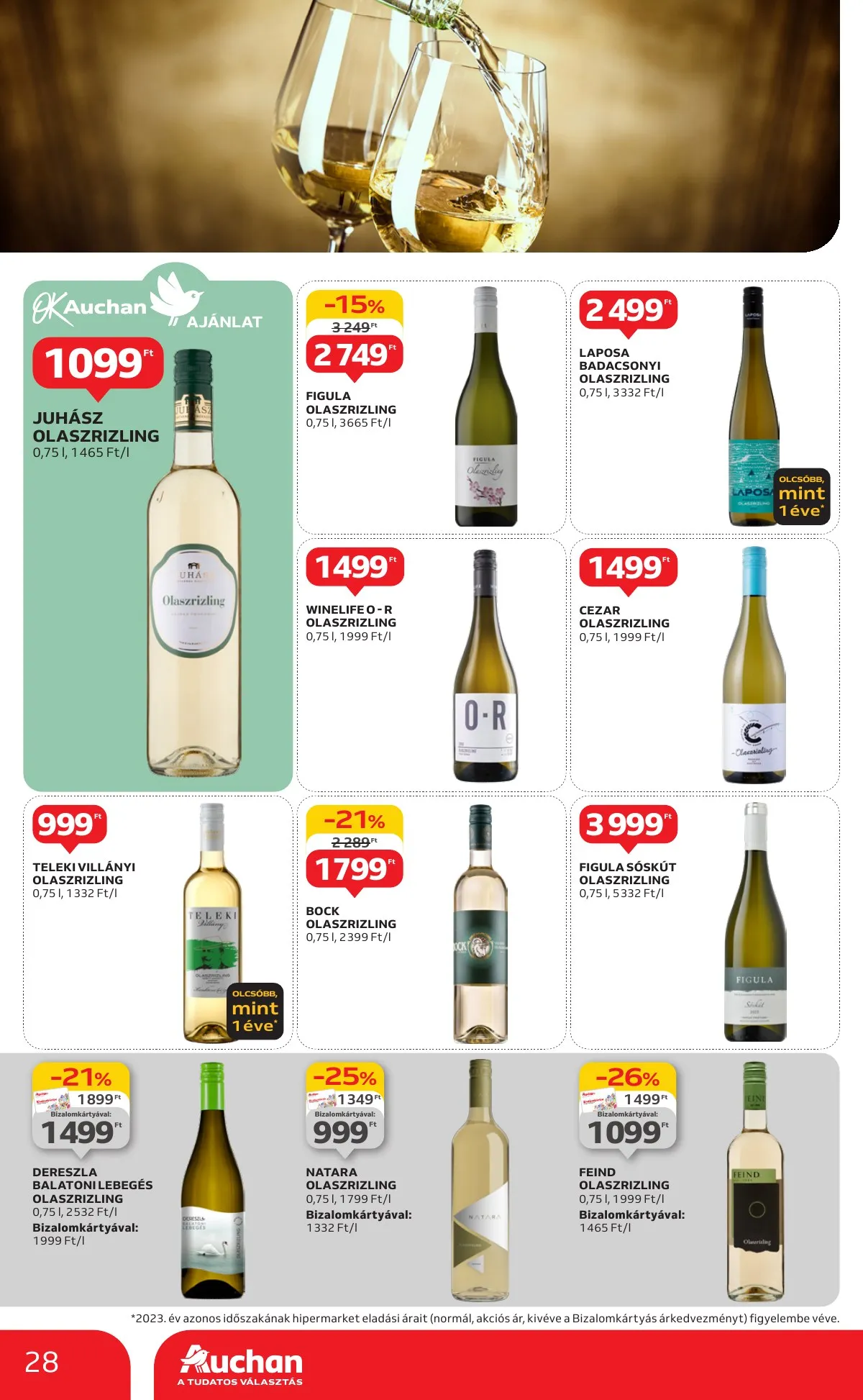Auchan akciós újság Hipermarket 1 hetes 09.12–09.18 – 28. oldal