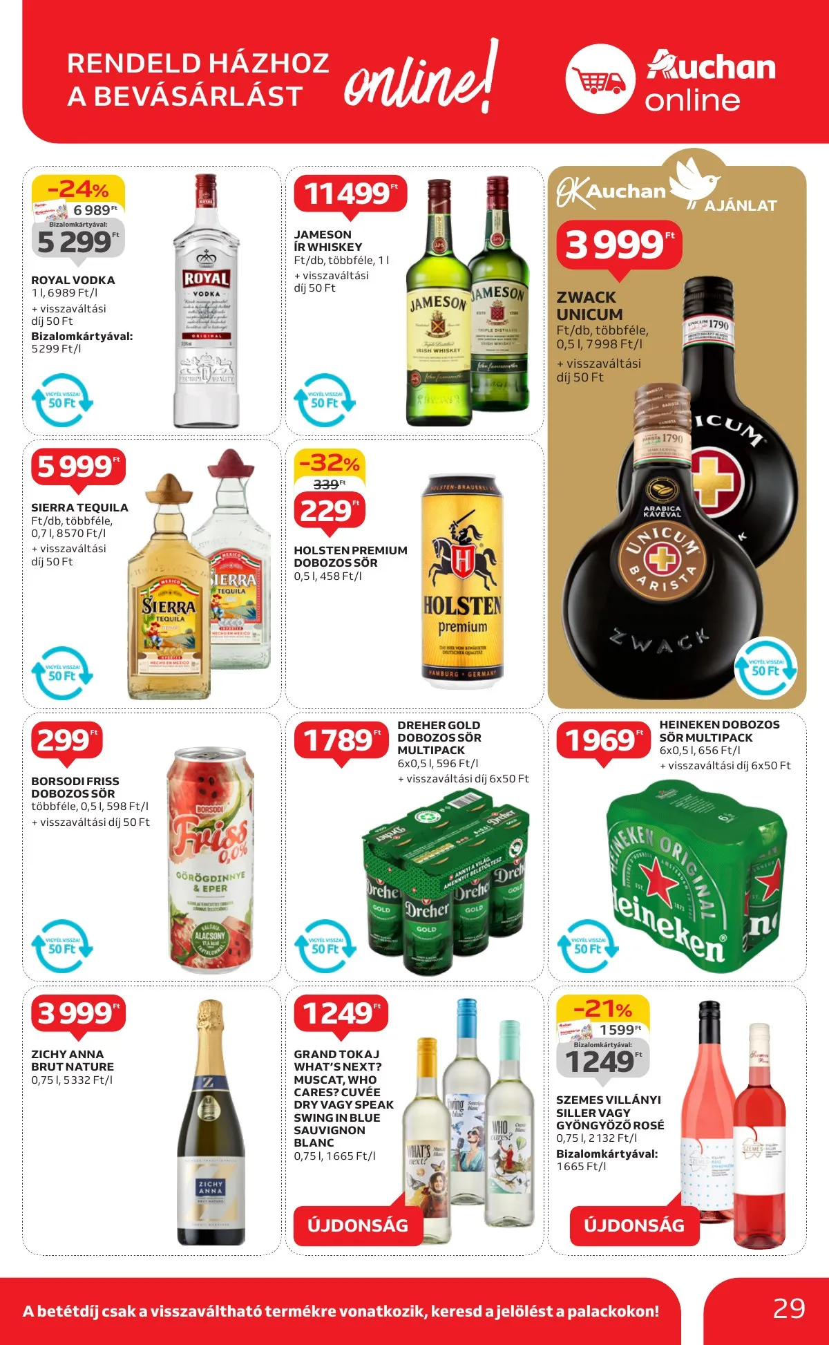 Auchan akciós újság Hipermarket 1 hetes 09.12–09.18 – 29. oldal