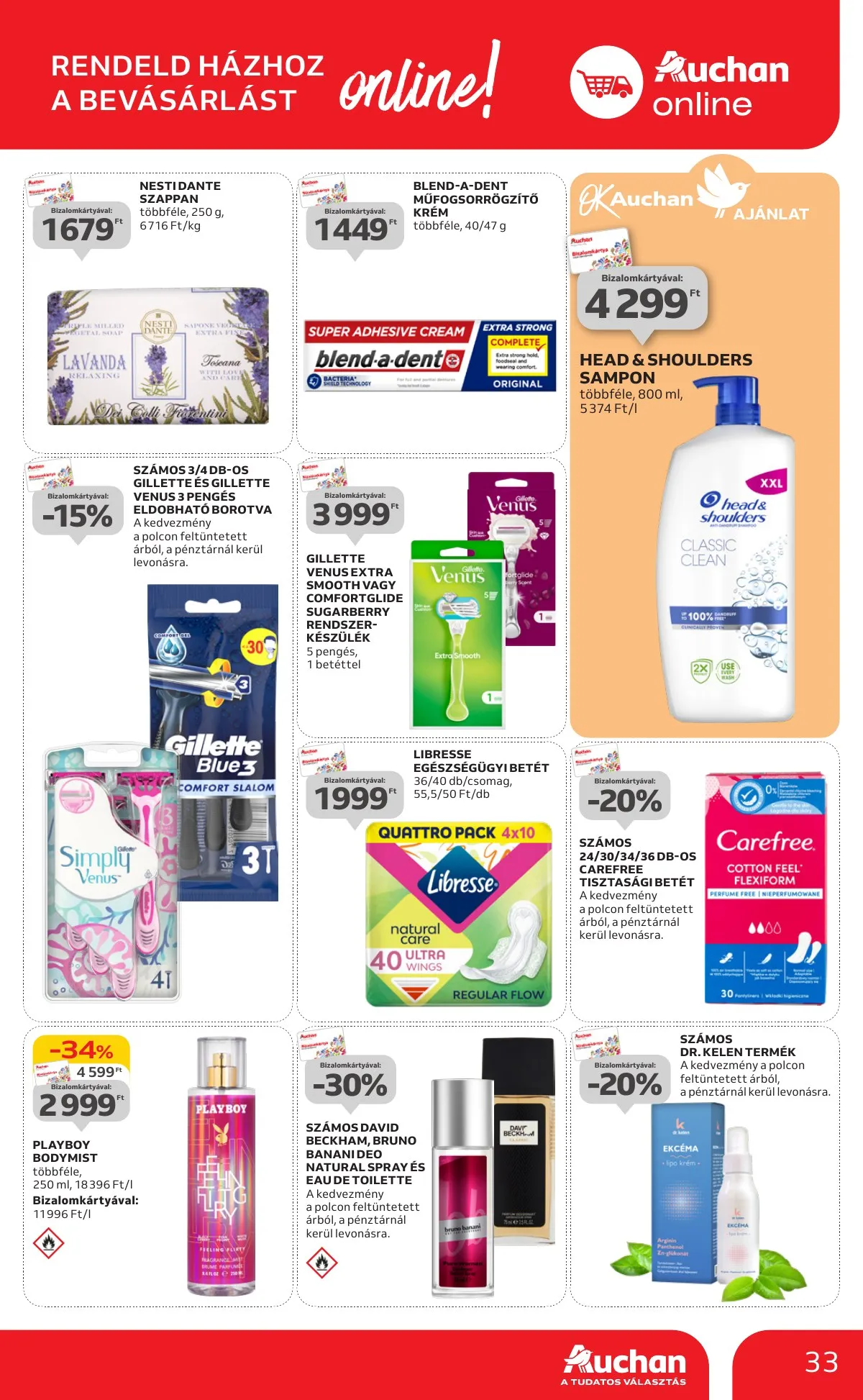 Auchan akciós újság Hipermarket 1 hetes 09.12–09.18 – 33. oldal
