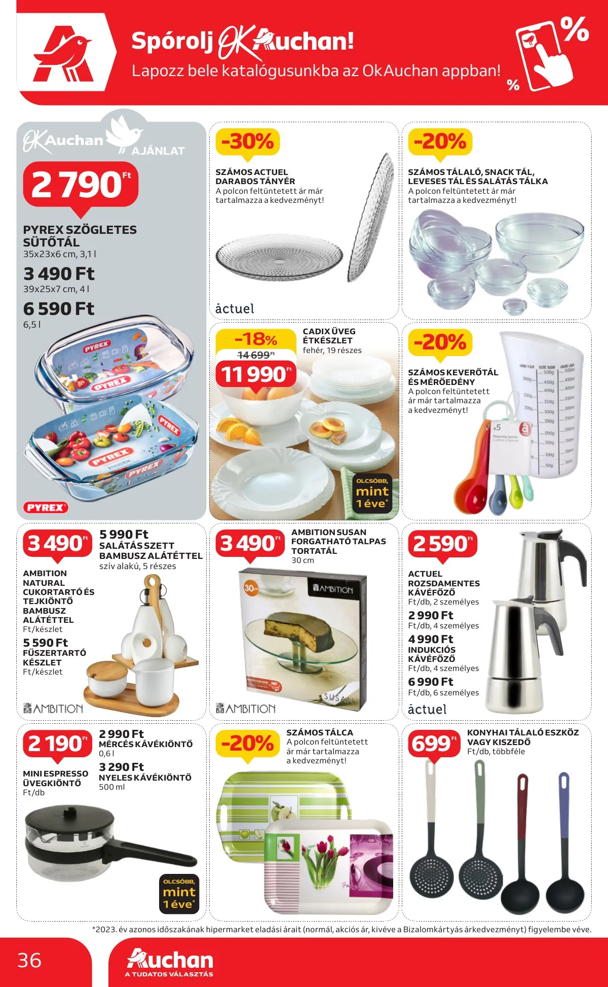 Auchan akciós újság Hipermarket 1 hetes 09.12–09.18 – 36. oldal