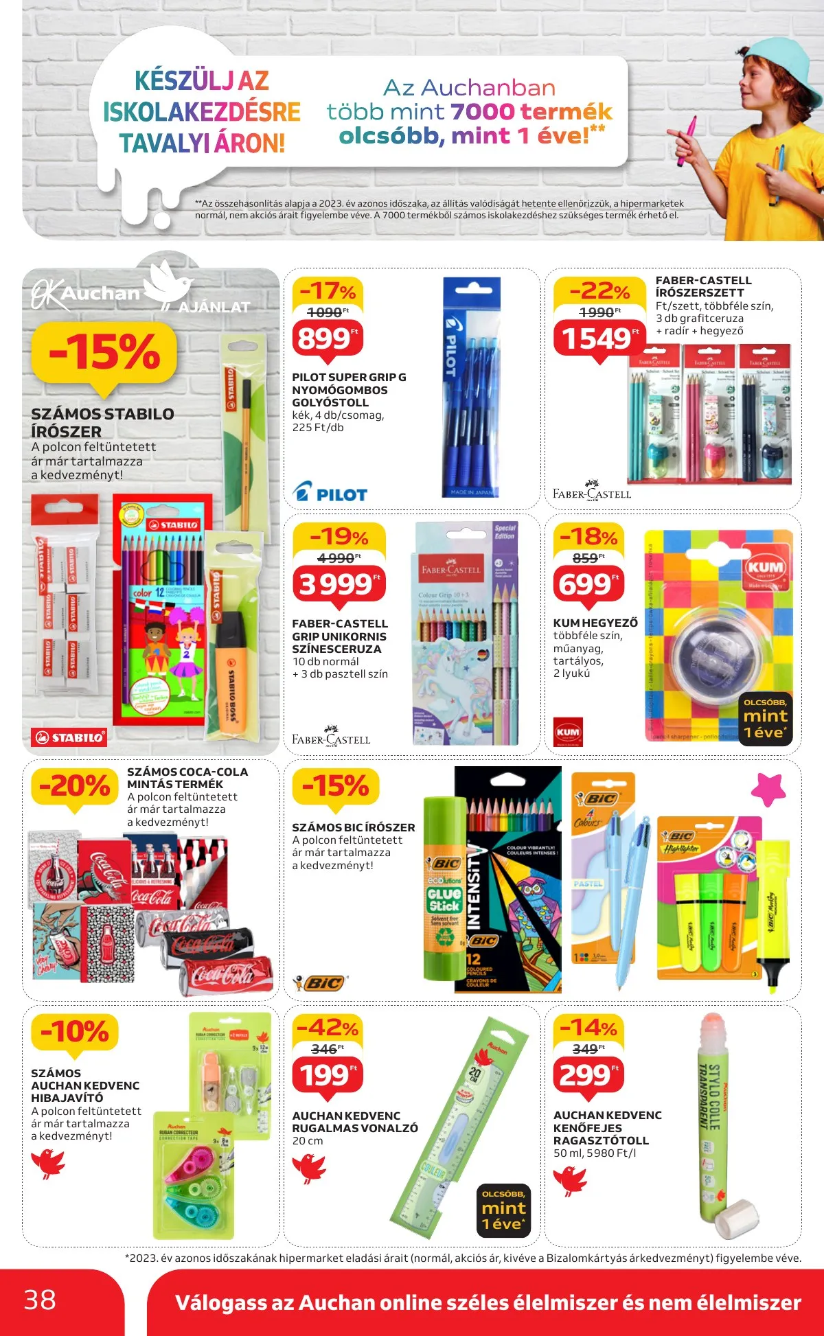 Auchan akciós újság Hipermarket 1 hetes 09.12–09.18 – 38. oldal