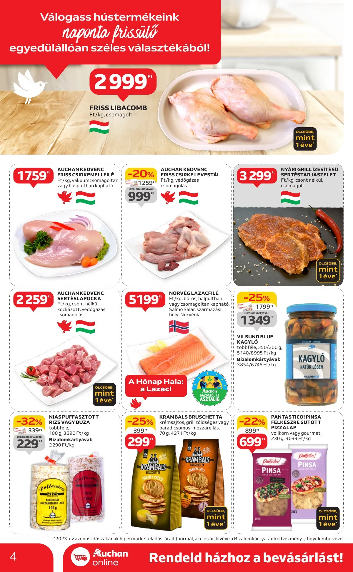 Auchan akciós újság Hipermarket 1 hetes 09.12–09.18 – 4. oldal