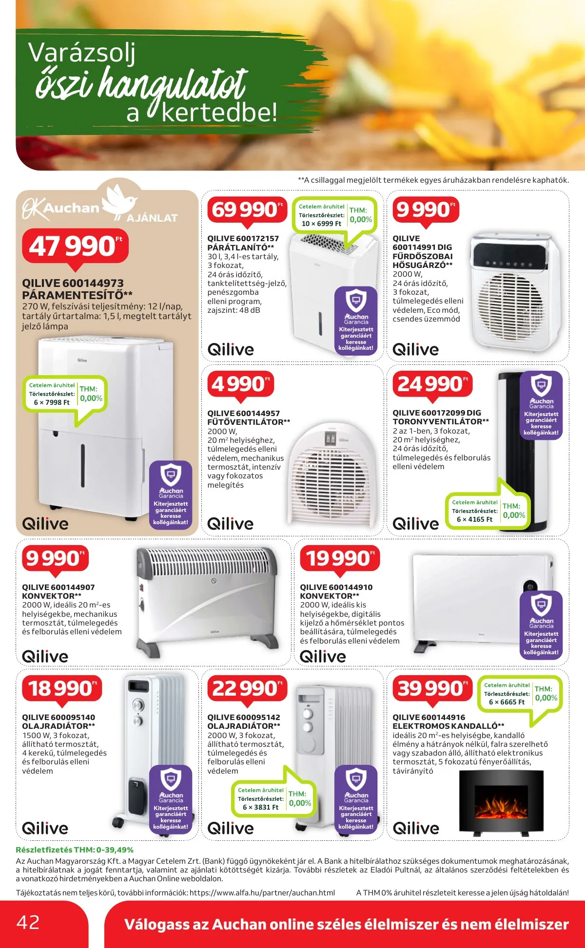 Auchan akciós újság Hipermarket 1 hetes 09.12–09.18 – 42. oldal