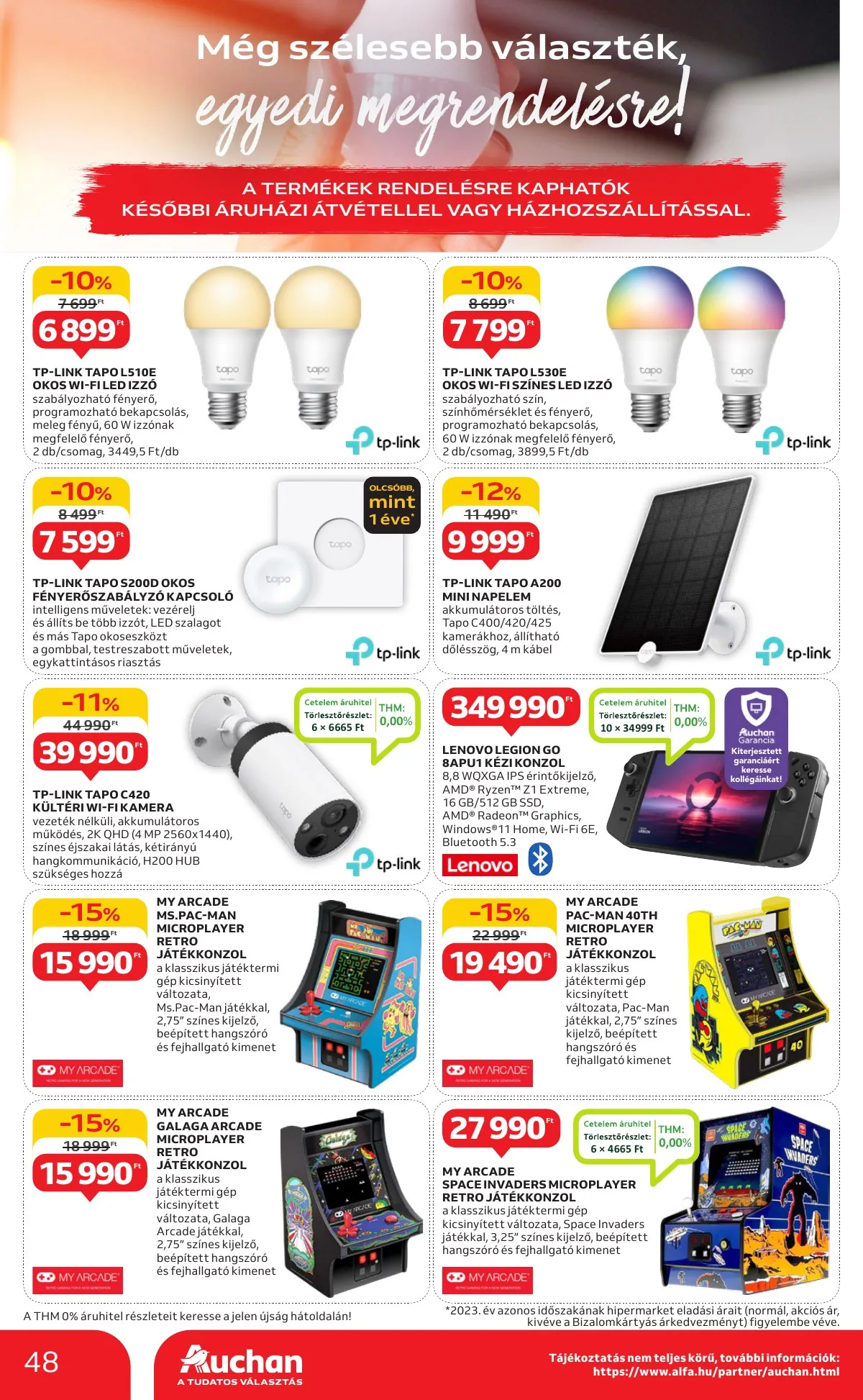 Auchan akciós újság Hipermarket 1 hetes 09.12–09.18 – 48. oldal