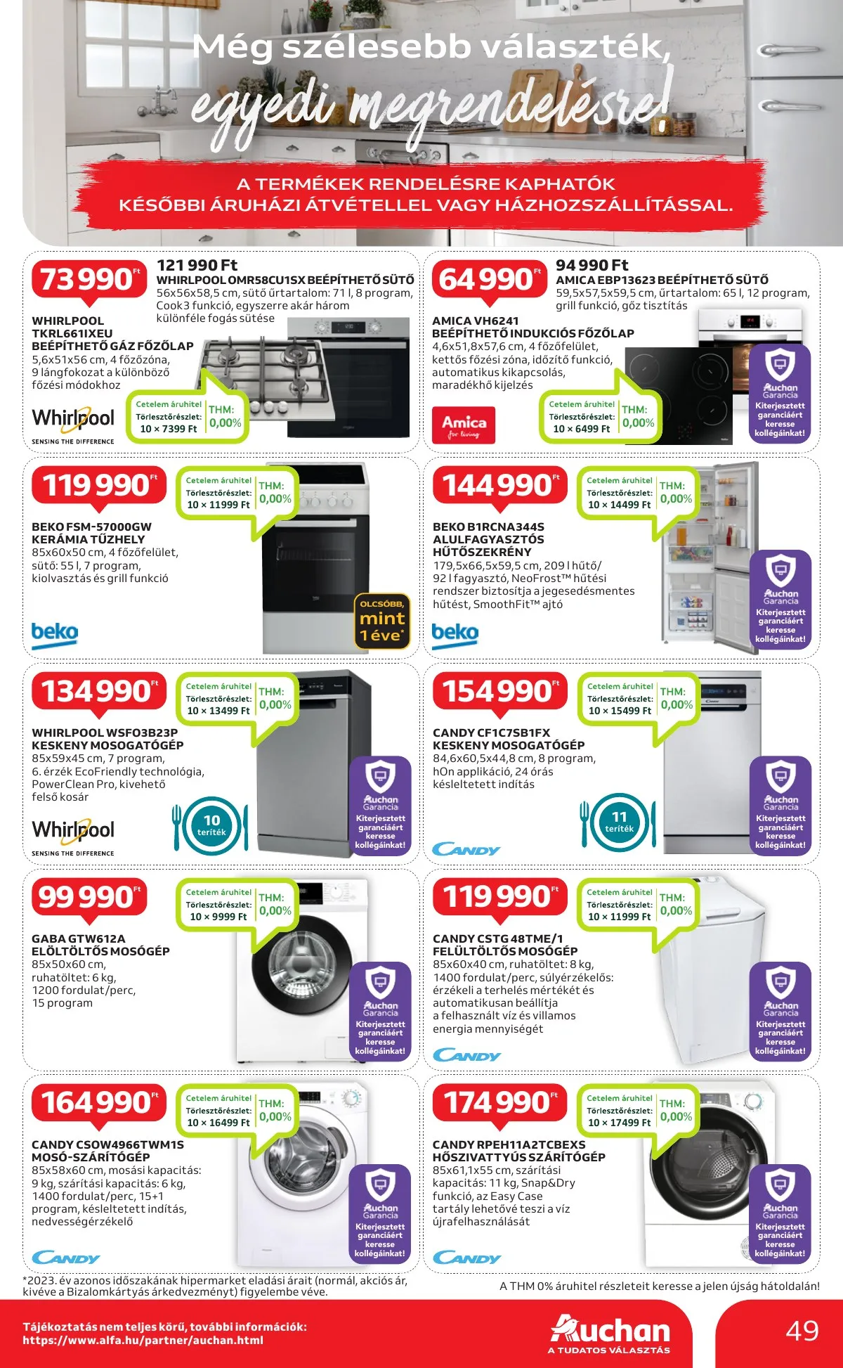 Auchan akciós újság Hipermarket 1 hetes 09.12–09.18 – 49. oldal