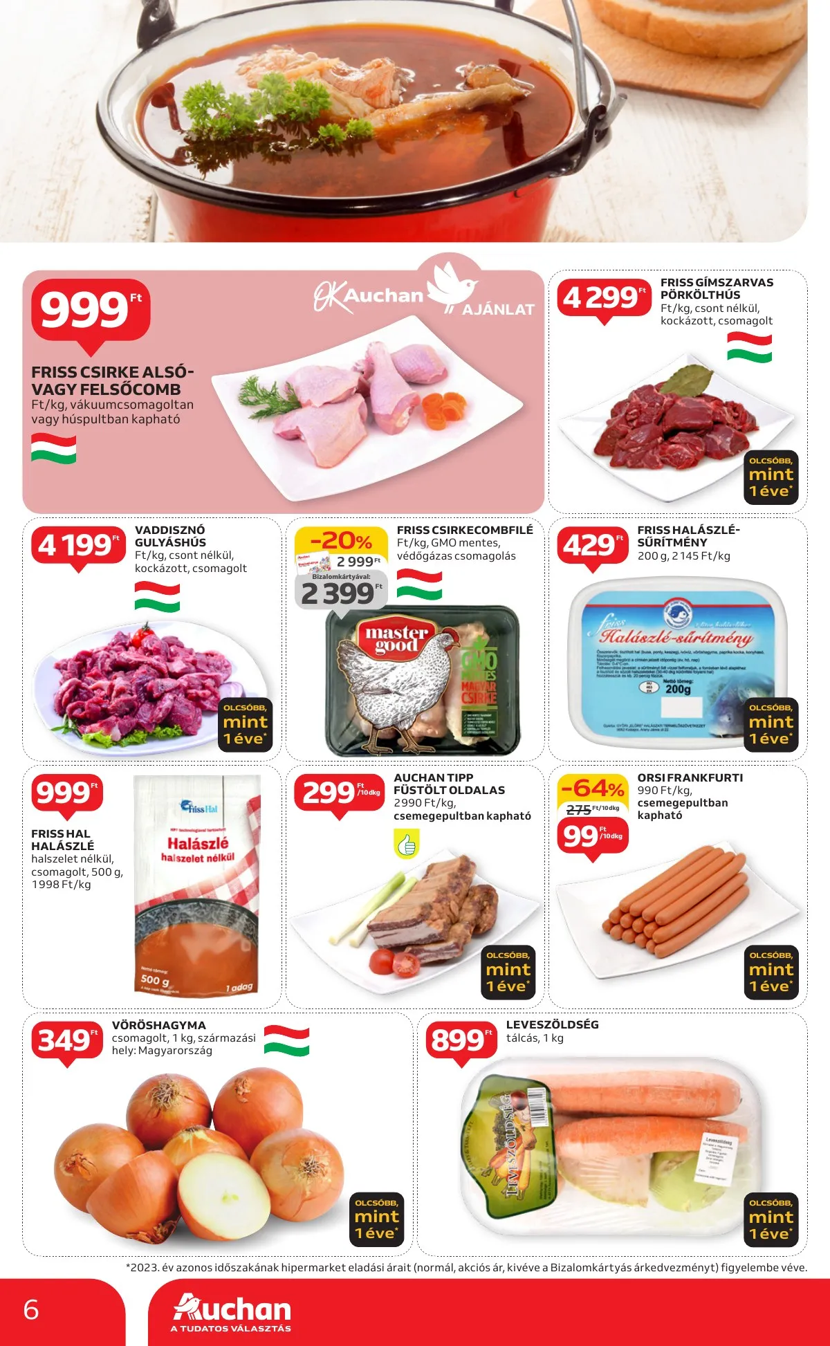 Auchan akciós újság Hipermarket 1 hetes 09.12–09.18 – 6. oldal