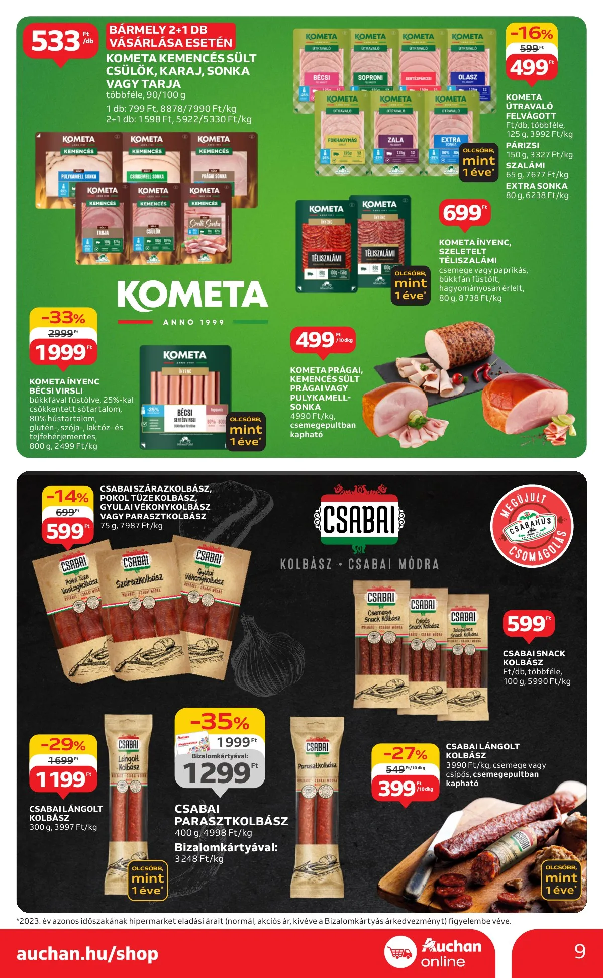 Auchan akciós újság Hipermarket 1 hetes 09.12–09.18 – 9. oldal