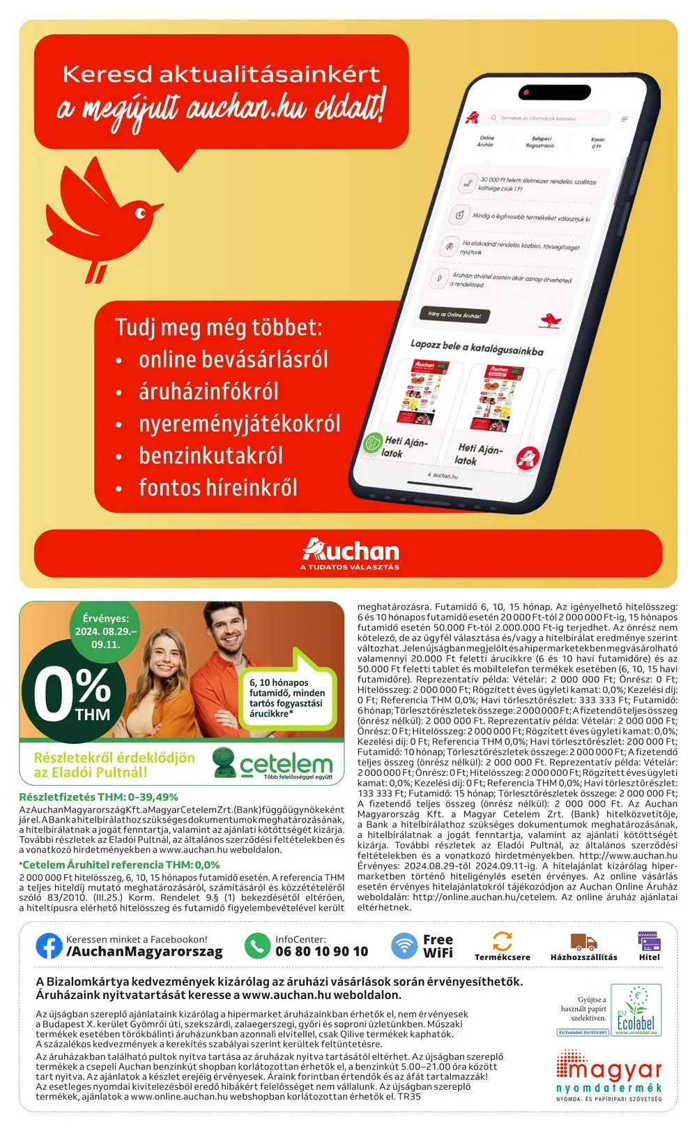 Auchan akciós újság Hipermarket 2 hetes 08.29–09.11 – 12. oldal