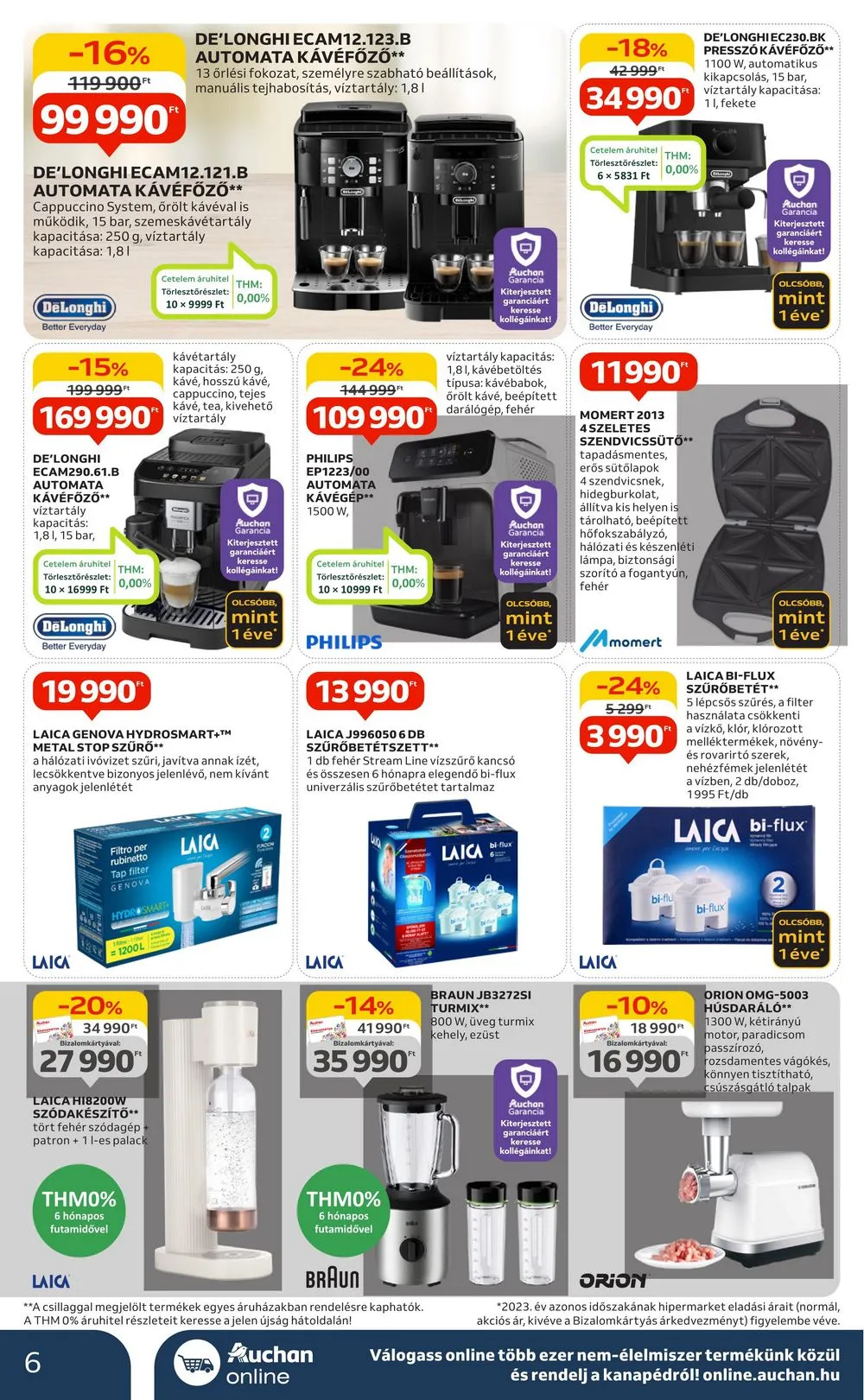Auchan akciós újság Hipermarket 2 hetes 08.29–09.11 – 6. oldal