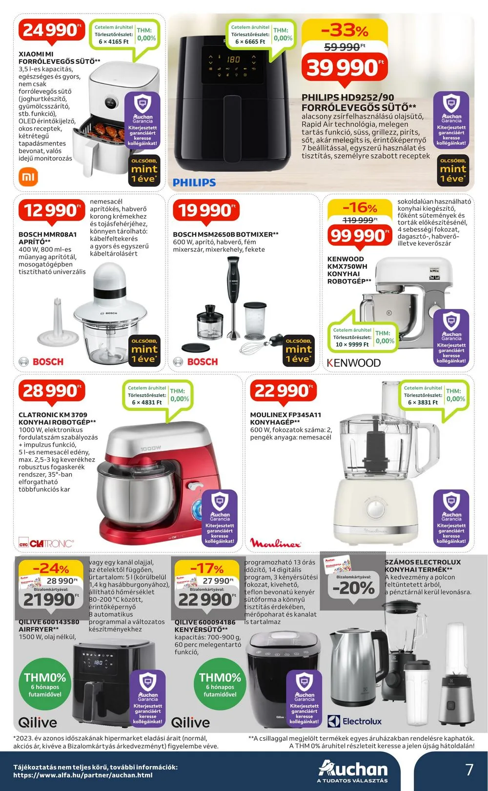 Auchan akciós újság Hipermarket 2 hetes 08.29–09.11 – 7. oldal