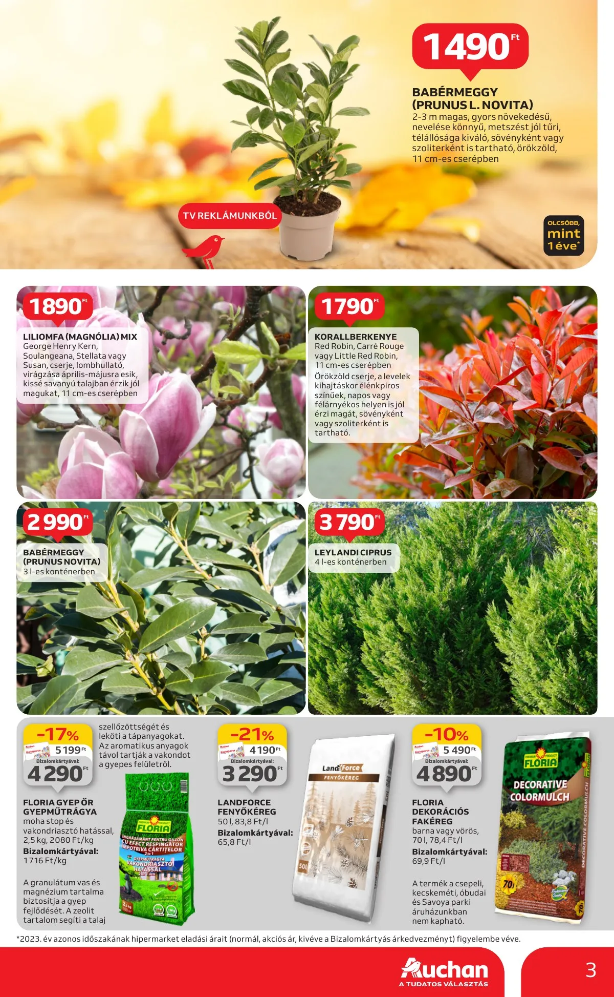 Auchan akciós újság Hipermarket 2 hetes 09.12–09.25 – 3. oldal