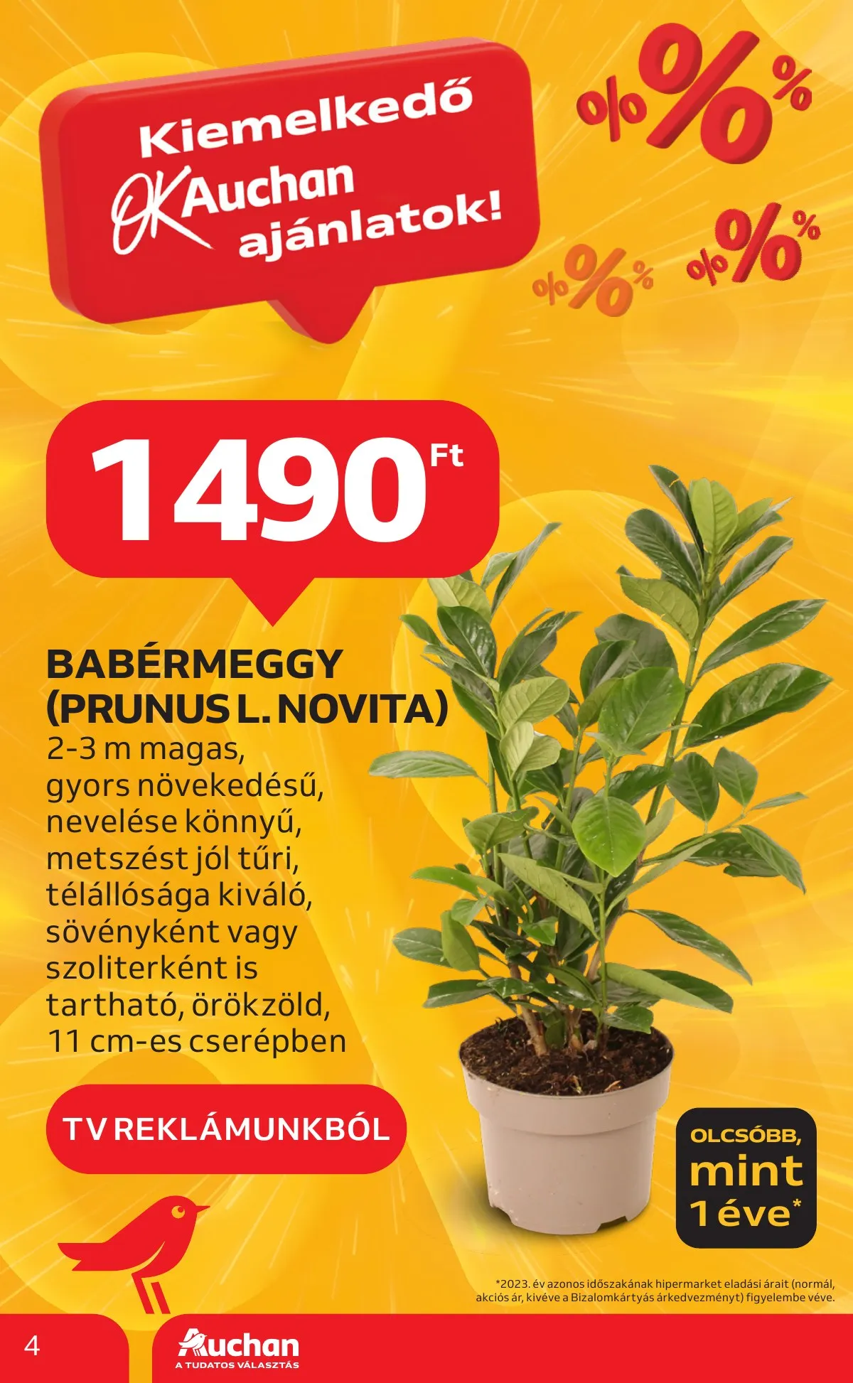 Auchan akciós újság Hipermarket 2 hetes 09.12–09.25 – 4. oldal