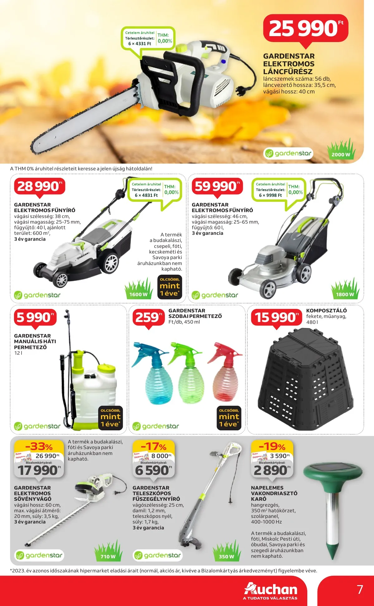Auchan akciós újság Hipermarket 2 hetes 09.12–09.25 – 7. oldal