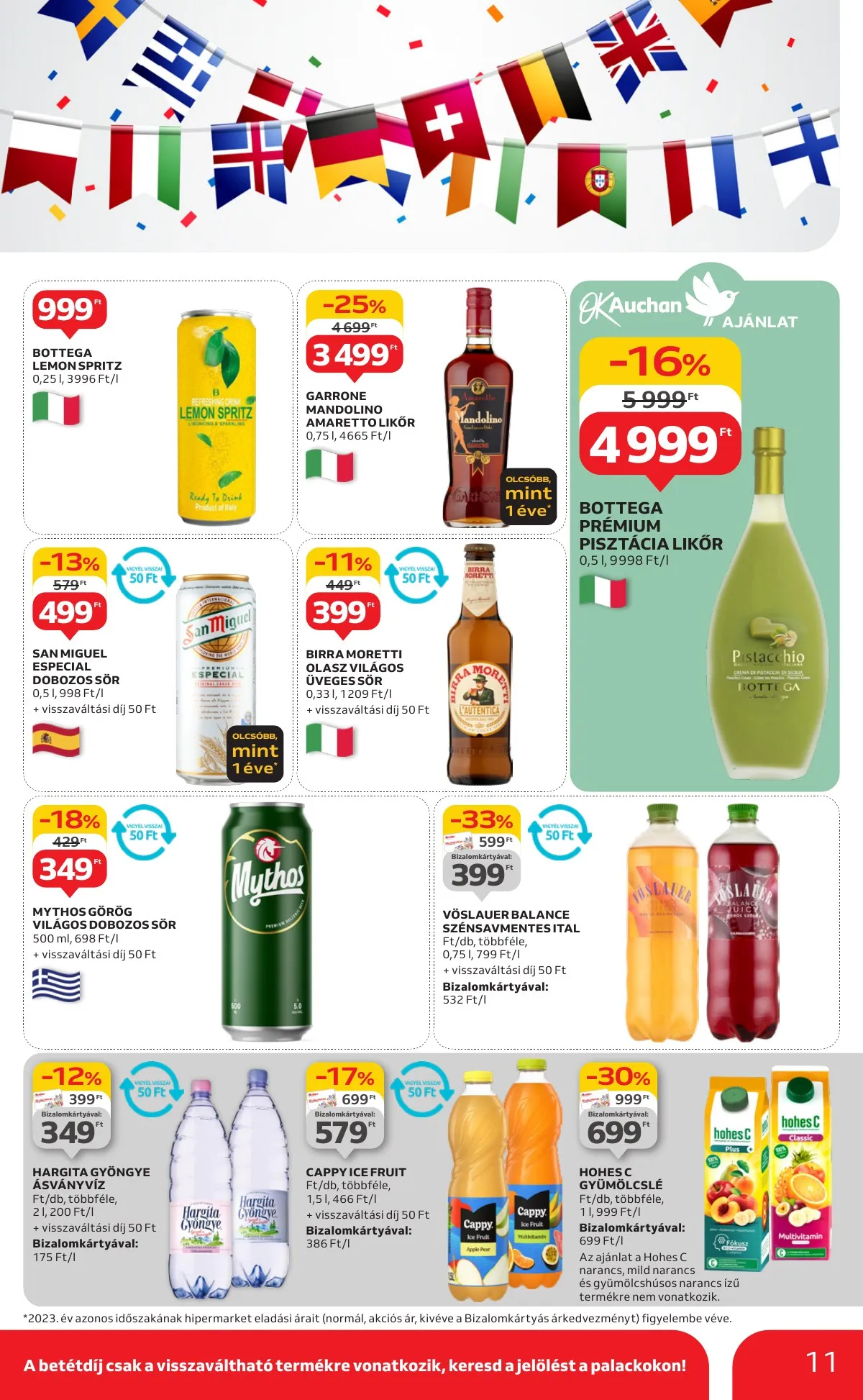 Auchan akciós újság Hipermarket 2 hetes 09.26–10.09 – 11. oldal