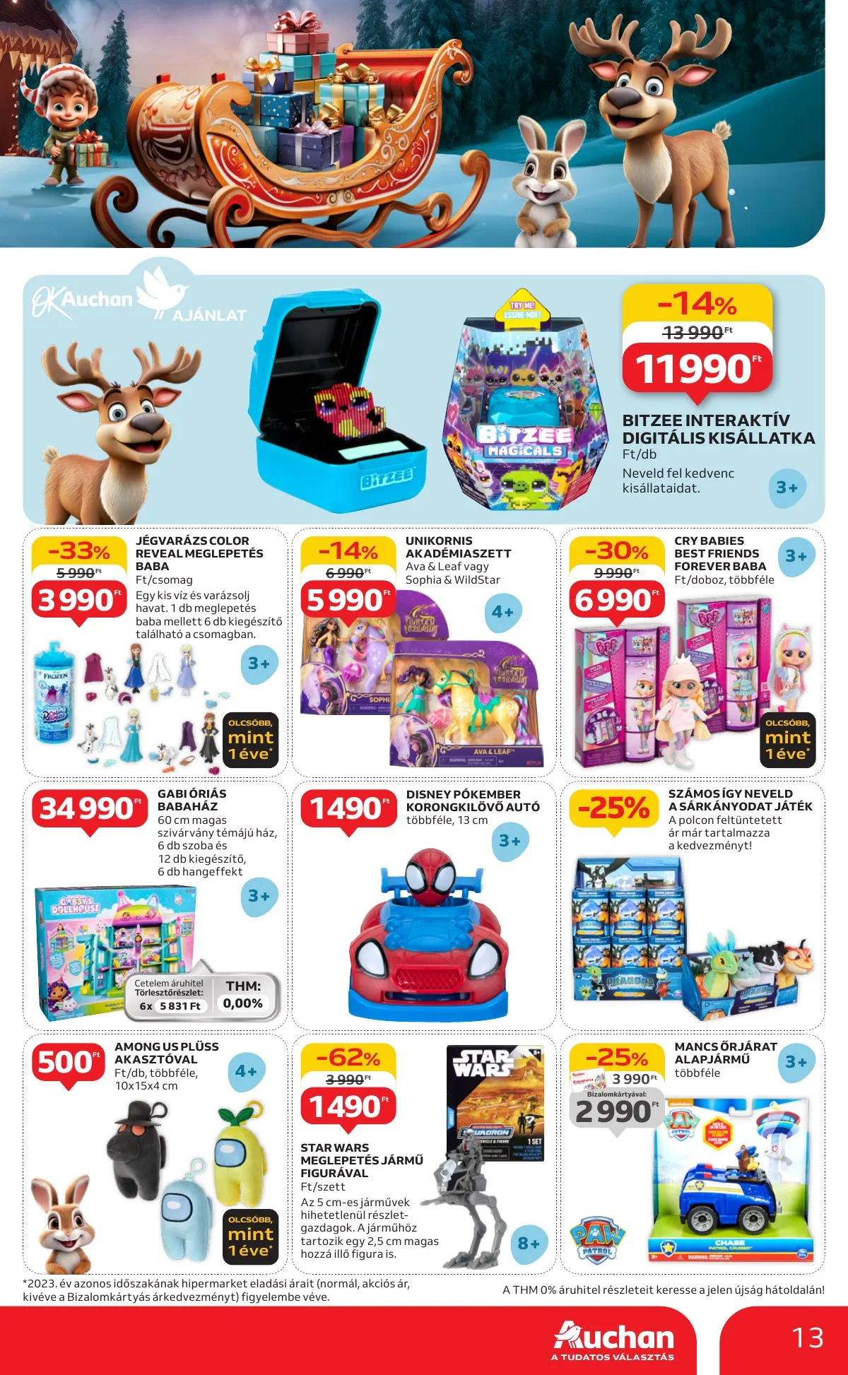 Auchan akciós újság Hipermarket 2 hetes 09.26–10.09 – 13. oldal