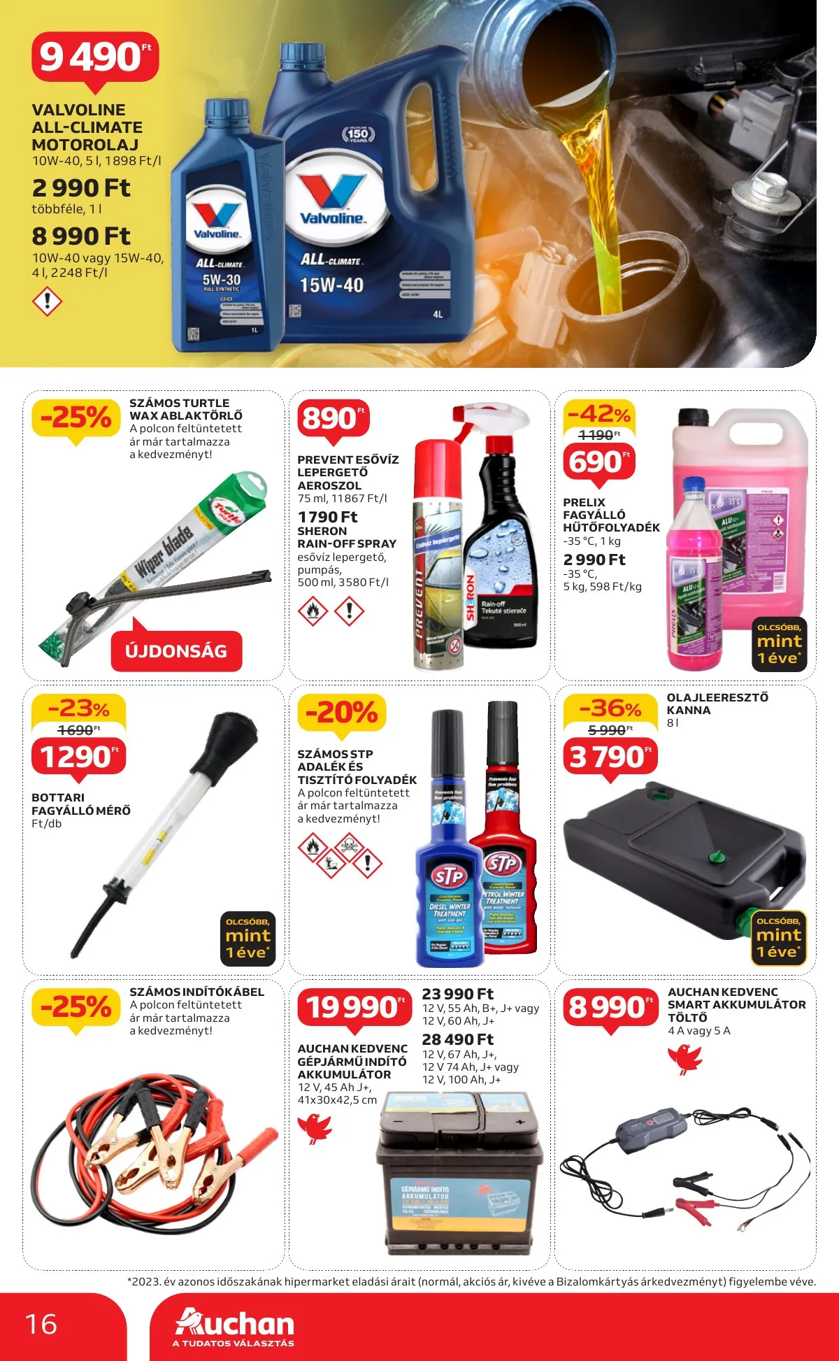 Auchan akciós újság Hipermarket 2 hetes 09.26–10.09 – 16. oldal