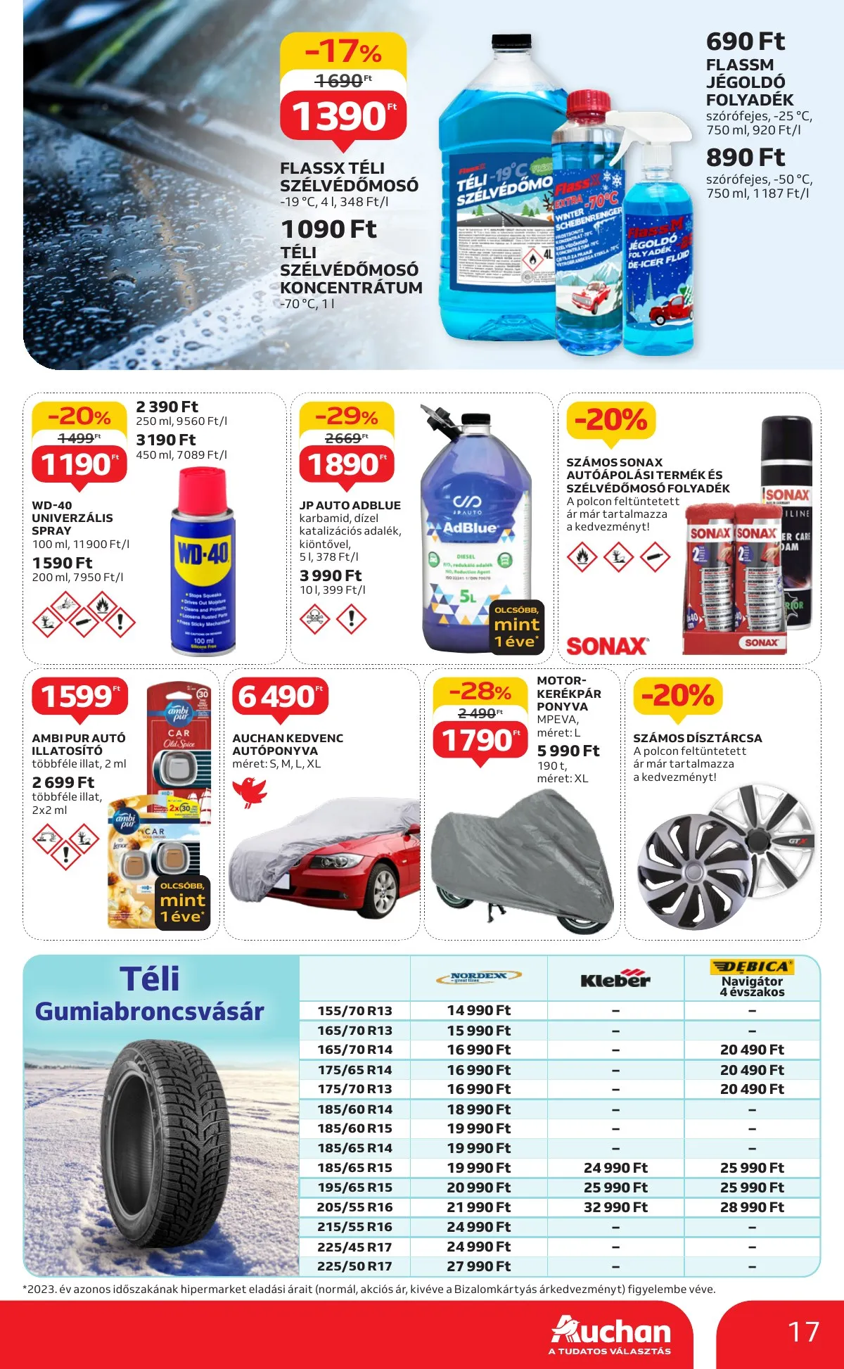 Auchan akciós újság Hipermarket 2 hetes 09.26–10.09 – 17. oldal